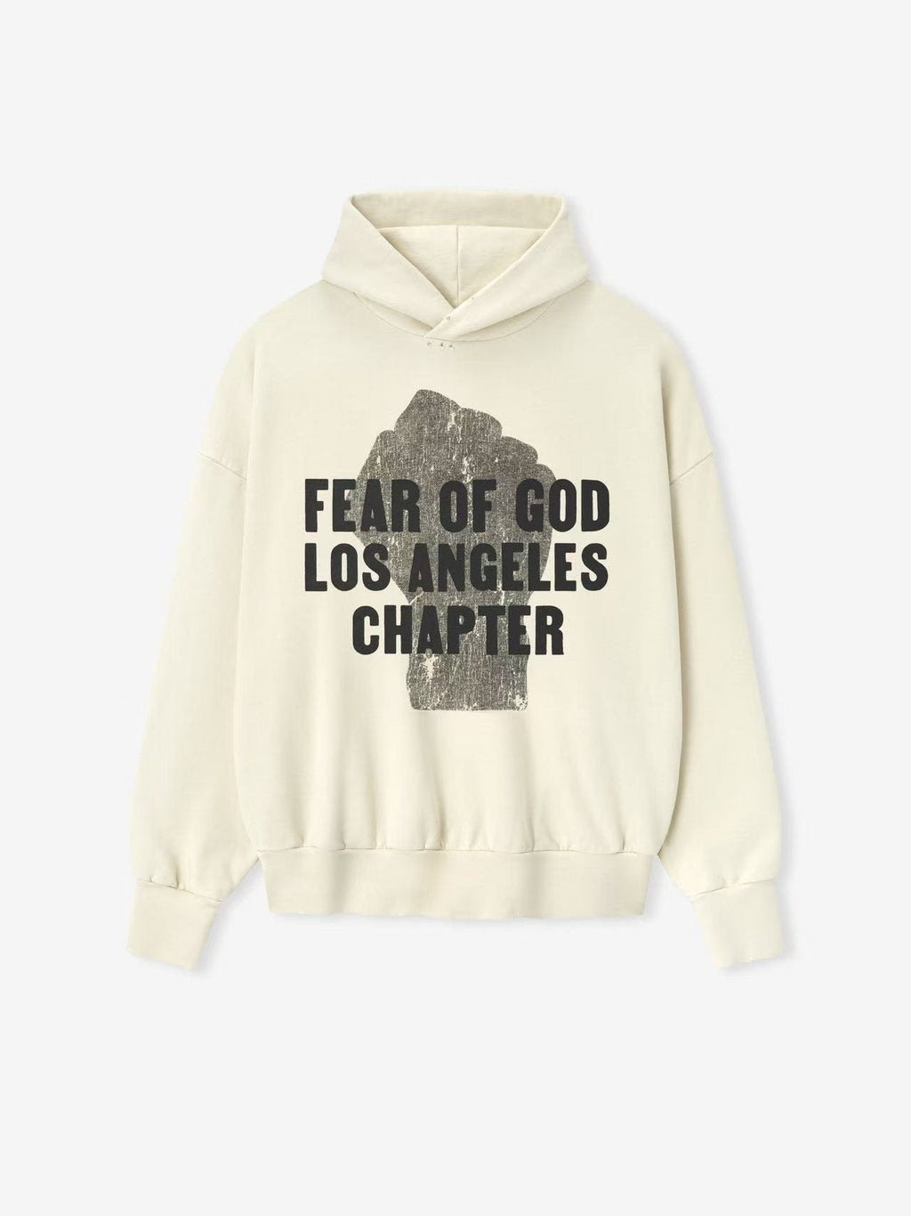 Fear of God Los Angeles Chapter Cream Hoodie — front