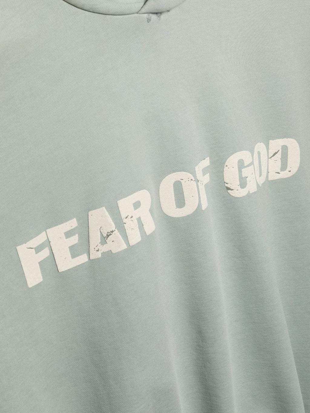 Fear of God Heaven Is Crying for Justice Graphic Hoodie — detail