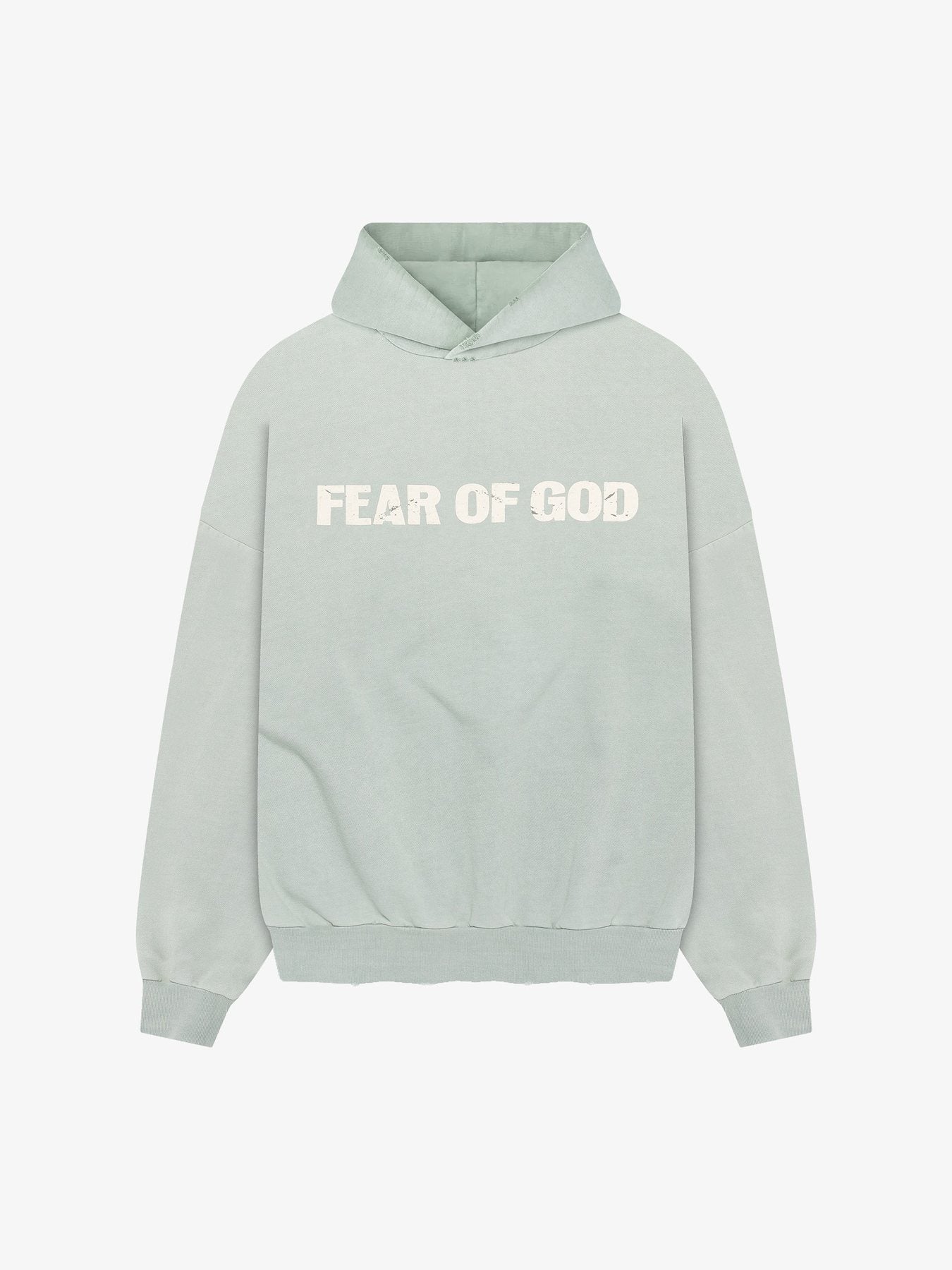 Fear of God Heaven Is Crying for Justice Graphic Hoodie — front