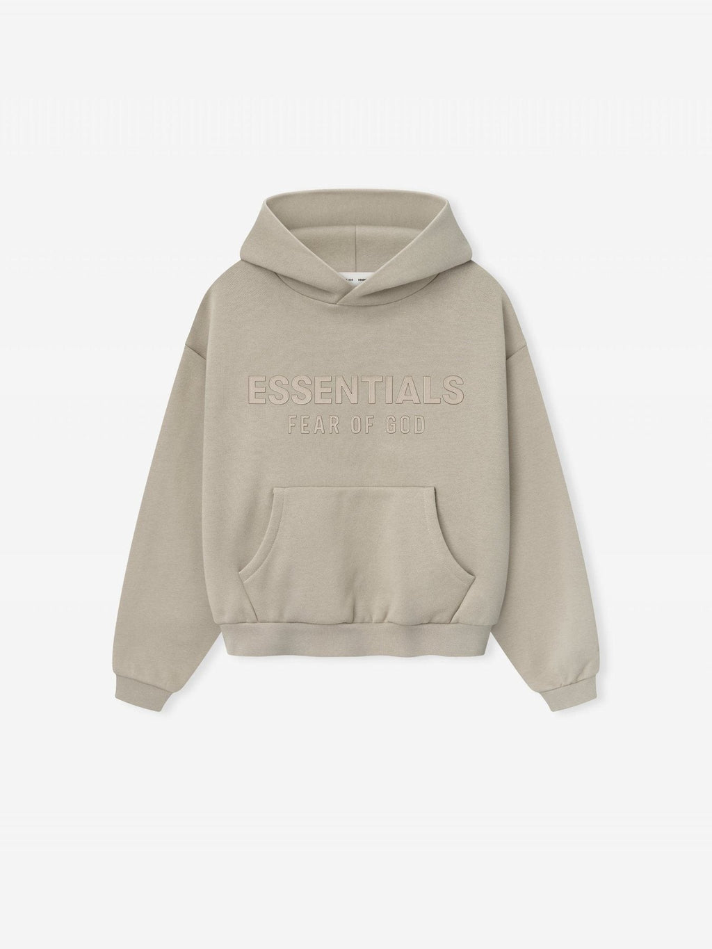Fear of God Embossed Logo Pullover Hoodie — front