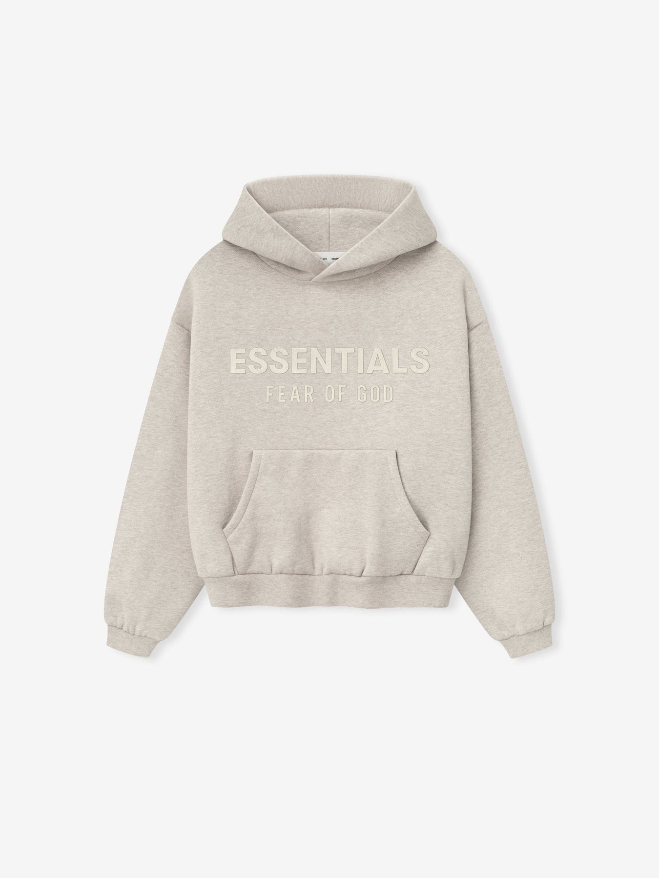 Fear of God Embossed Logo Pullover Hoodie — front