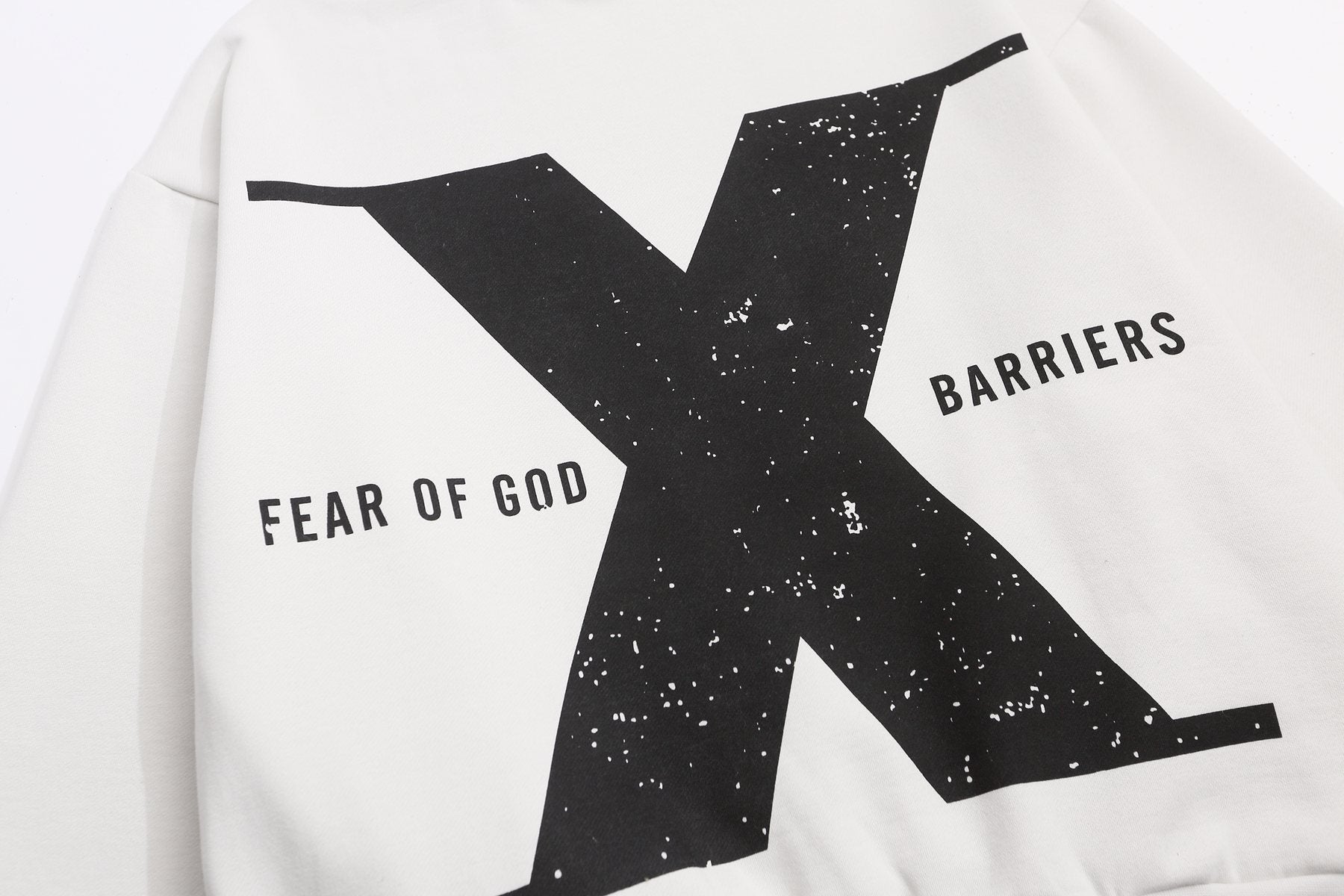 Fear of God x Barriers Front & Back Graphic Hoodie — detail