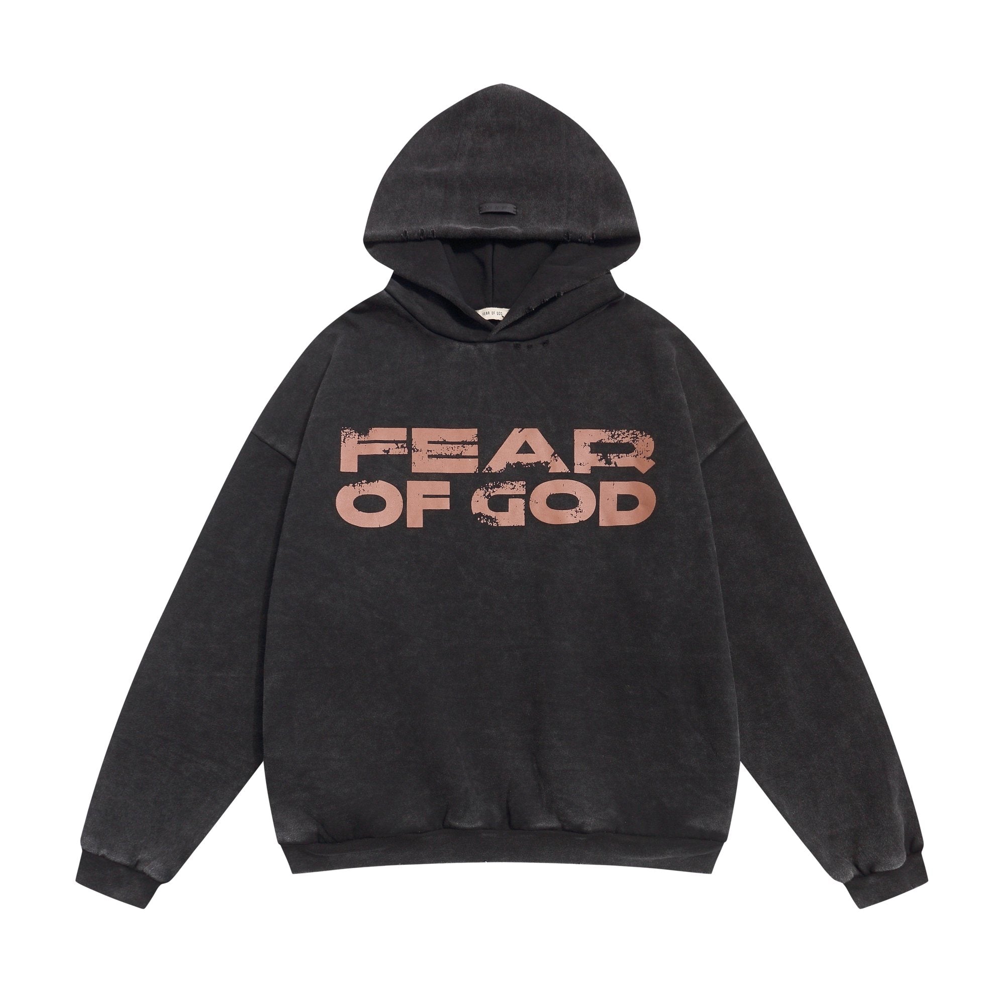 Fear of God Washed Black Side-Pocket Hoodie — hero