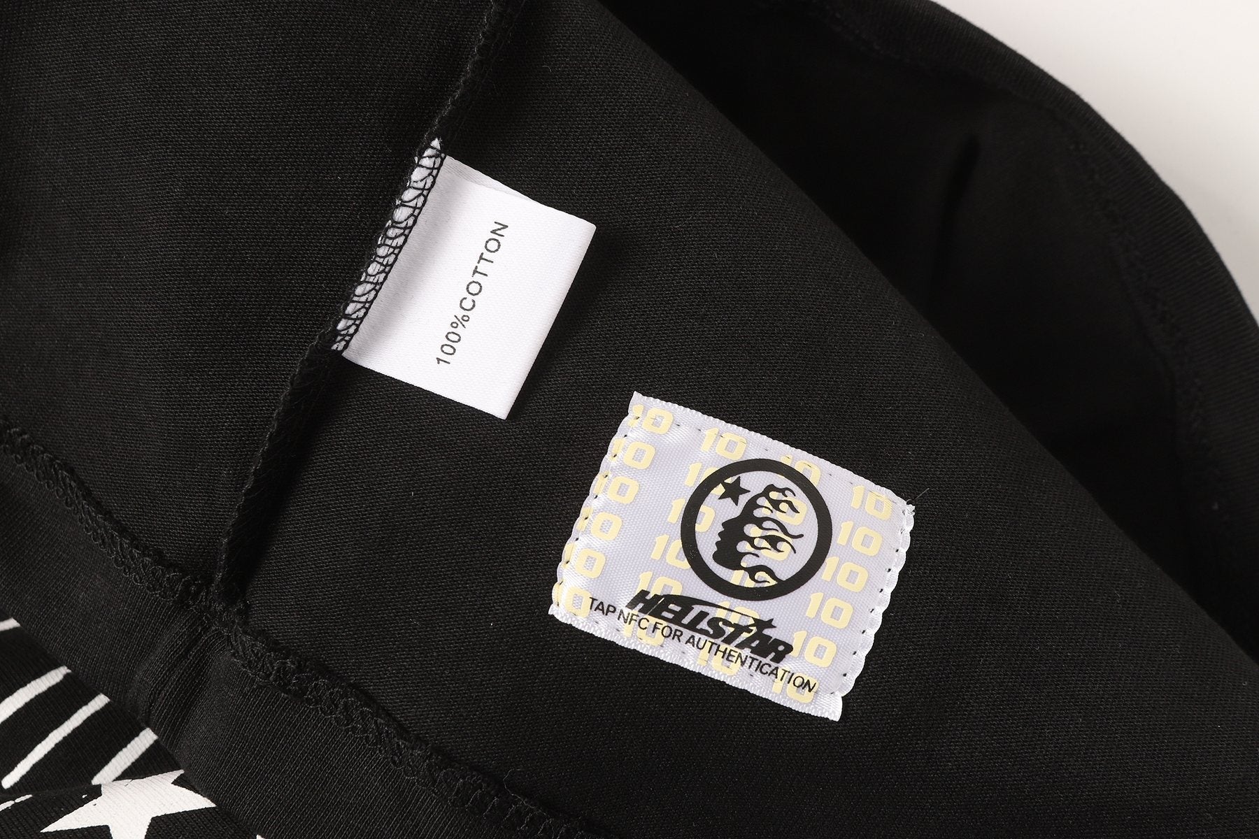 Hellstar Adventure Astronaut Graphic T-Shirt — neck_label
