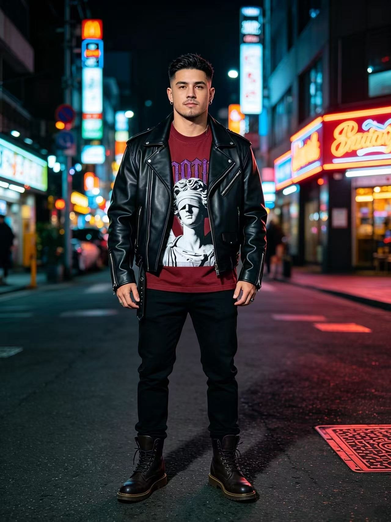 Mind Emotion Front & Back Graphic T-Shirt — context