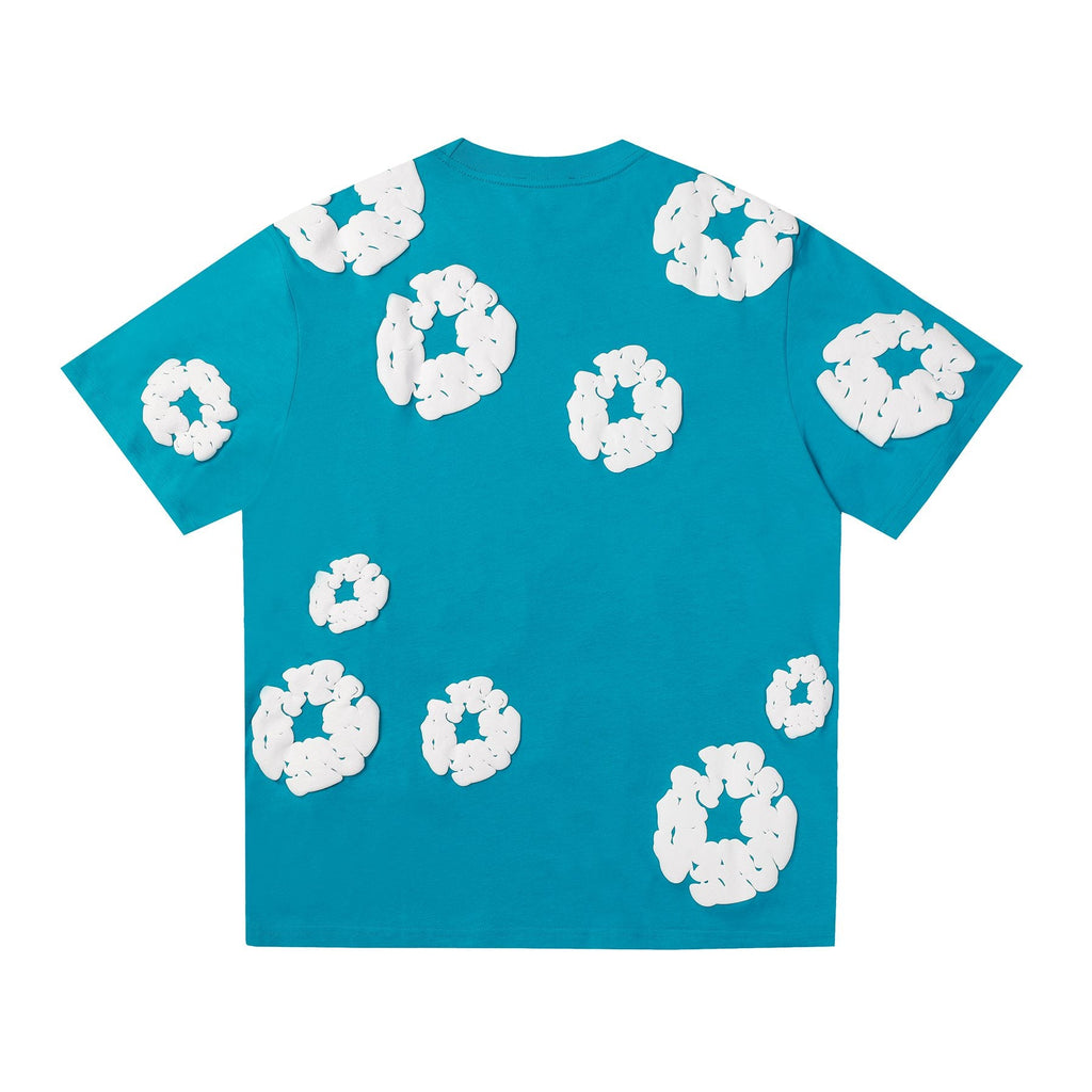 DENIM TEARS All-Over Floral Cloud Graphic T-Shirt — back