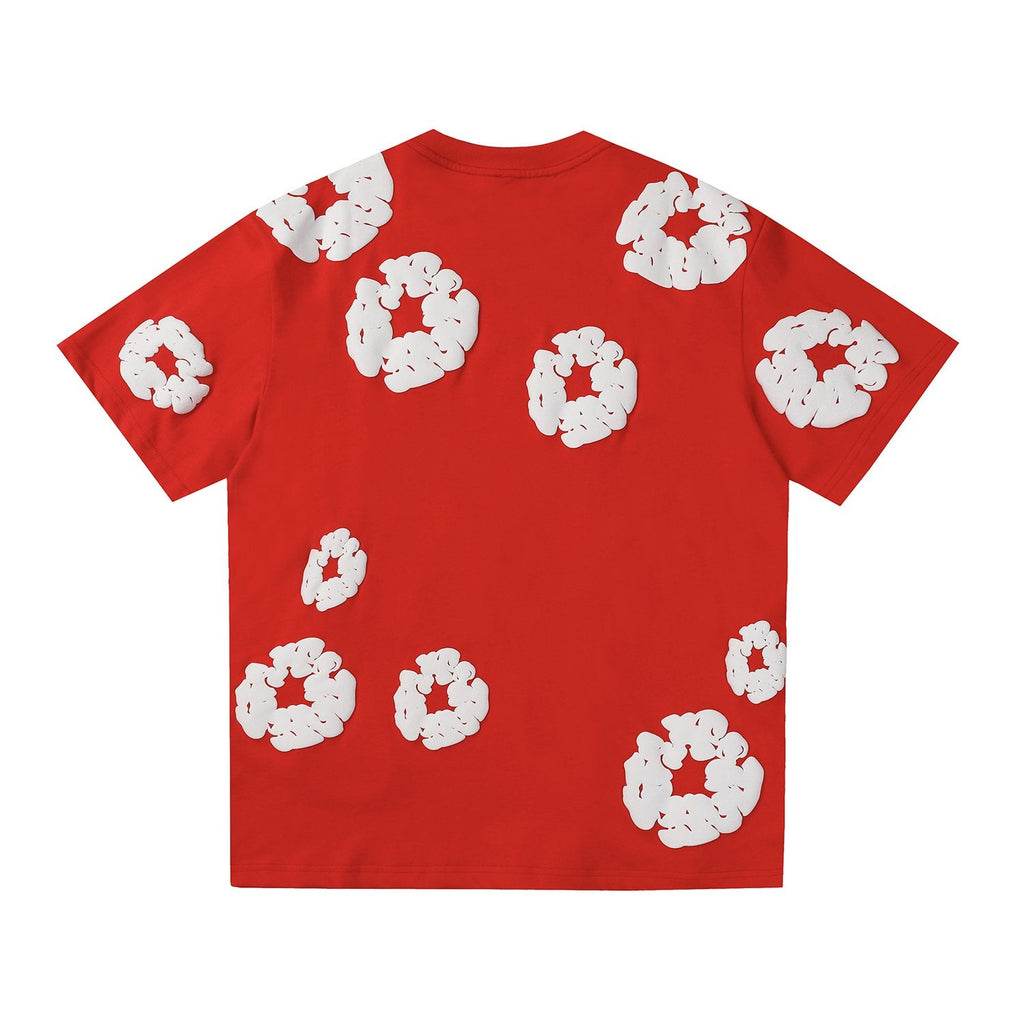 DENIM TEARS All-Over Floral Cloud Graphic T-Shirt — back