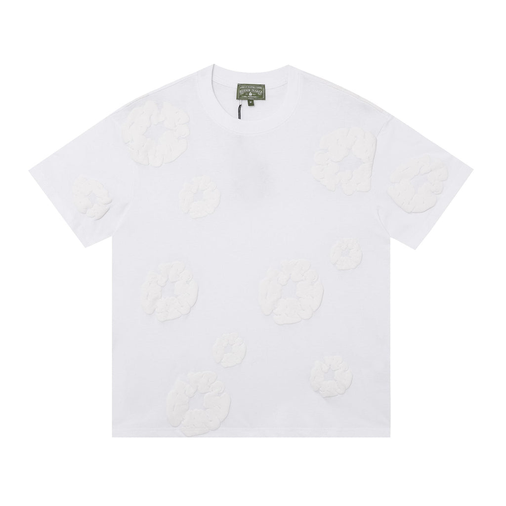 DENIM TEARS All-Over Floral Cloud Graphic T-Shirt — front