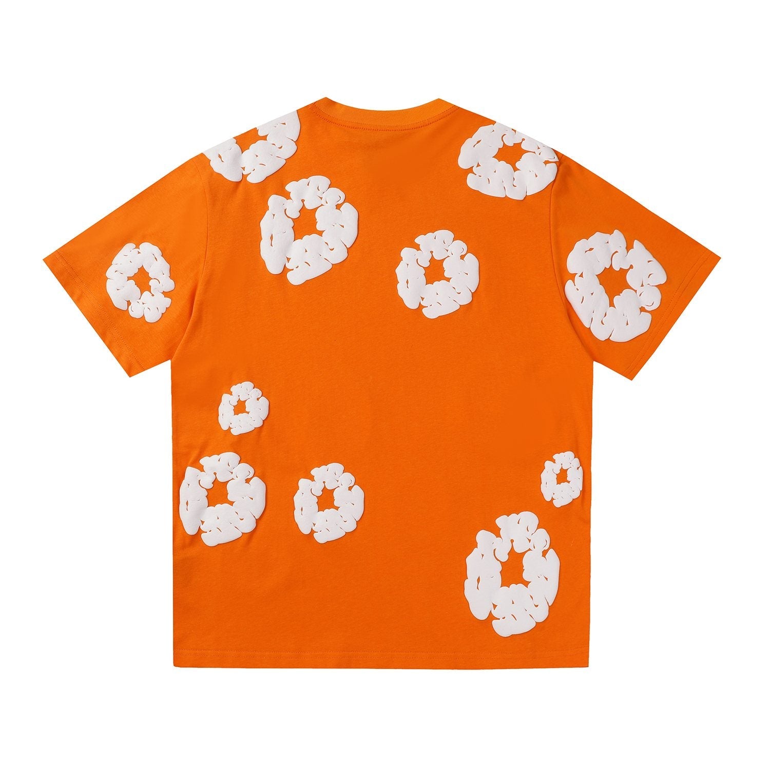 DENIM TEARS All-Over White Flower Print T-Shirt — back
