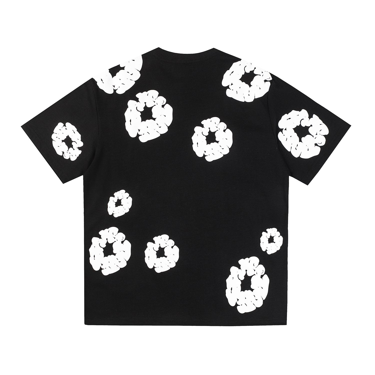 DENIM TEARS All-Over White Flower Print T-Shirt — back