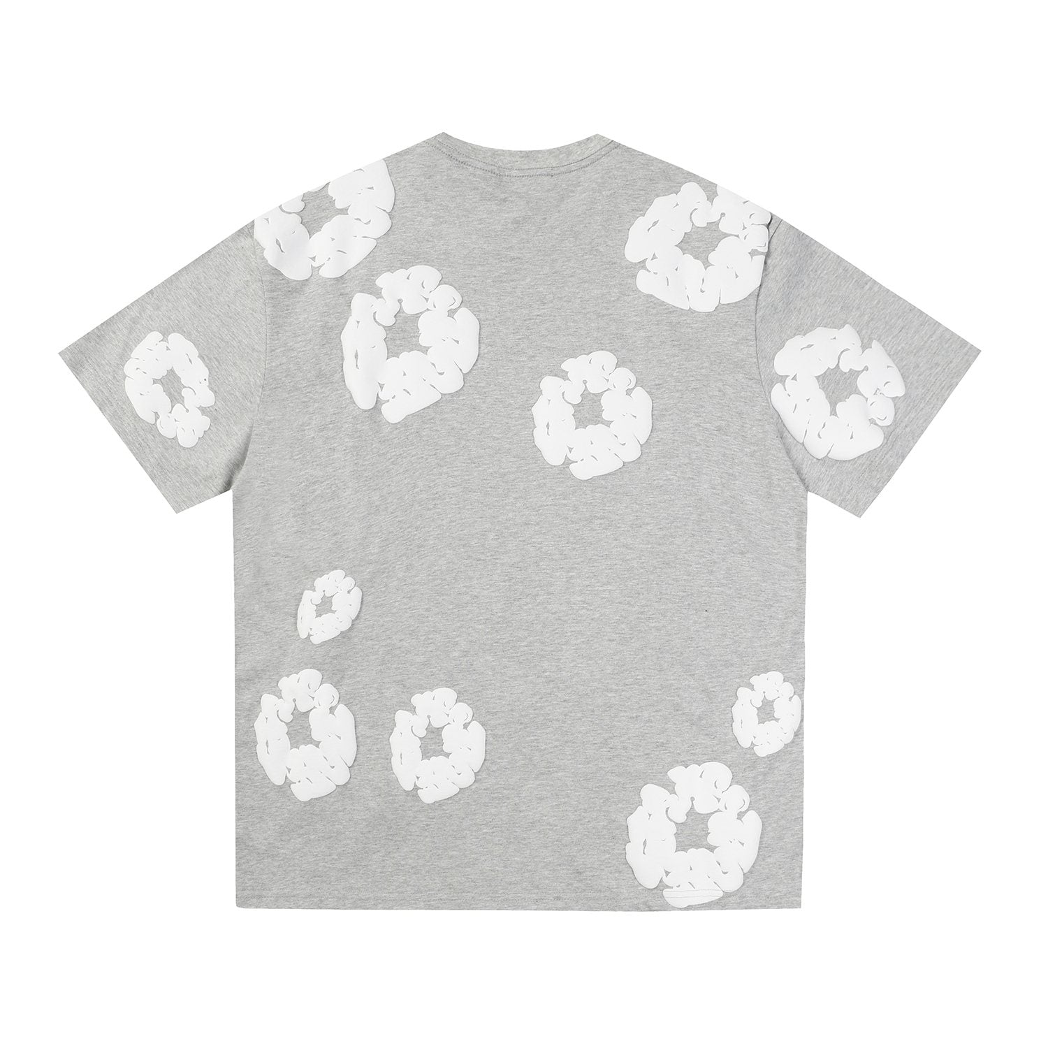 DENIM TEARS All-Over White Flower Print T-Shirt — back