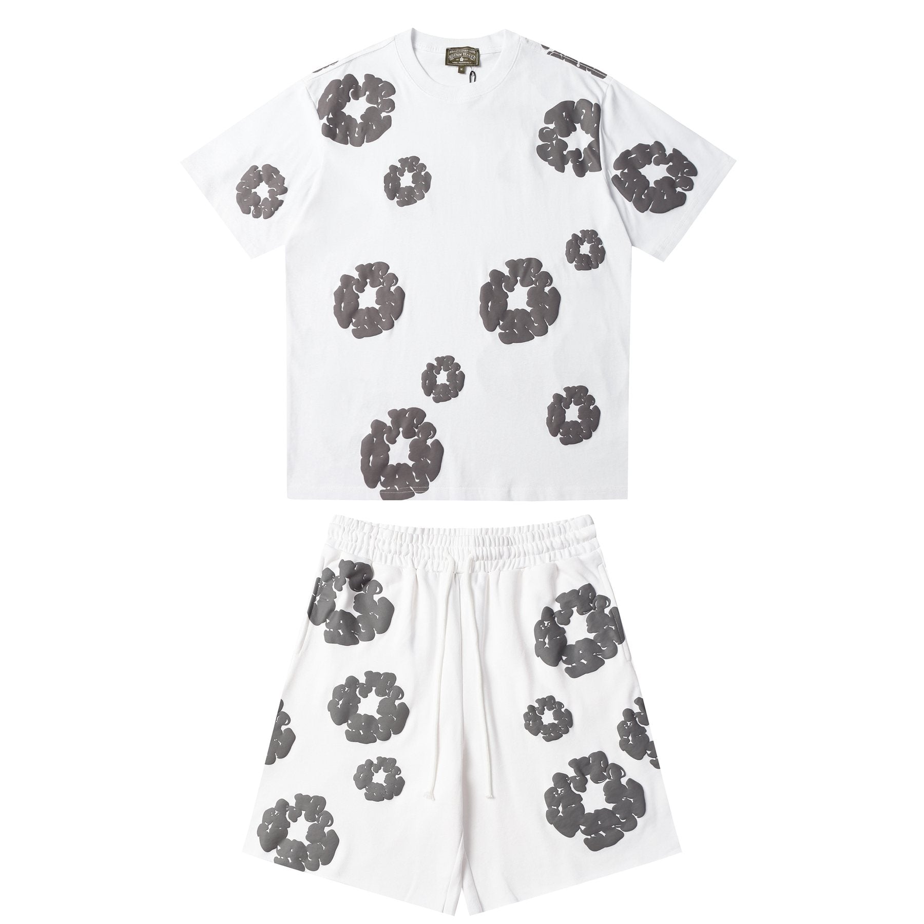 DENIM TEARS Cotton Wreath Graphic Short-Sleeve Set — front