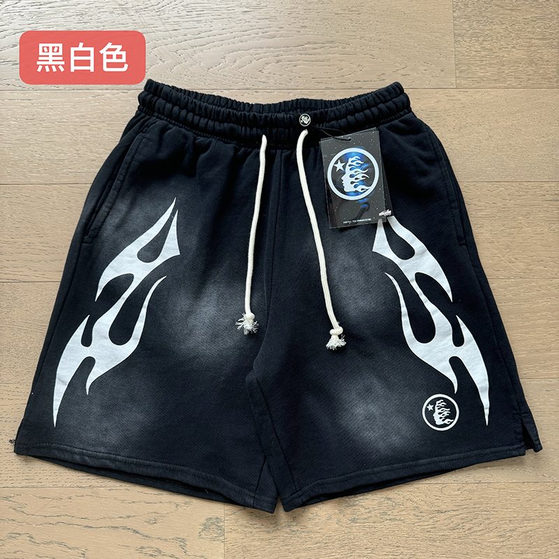 Hellstar Face Flame Graphic Short-Sleeve Set — front