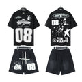 Hellstar 08 Path to Paradise T-Shirt and Shorts Set — front