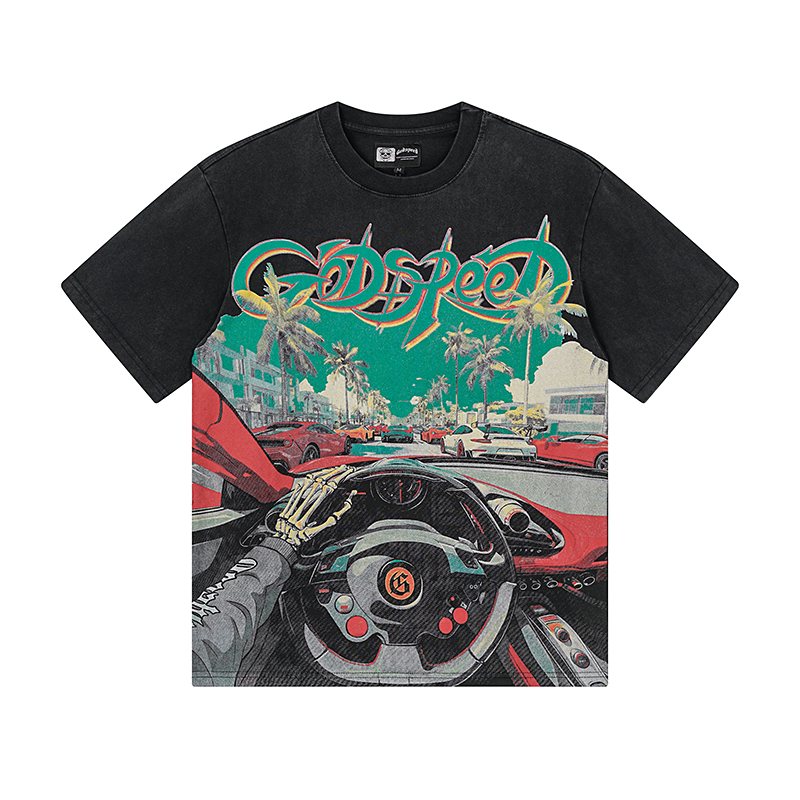 Godspeed Anti Basel Miami Graphic T-Shirt — front