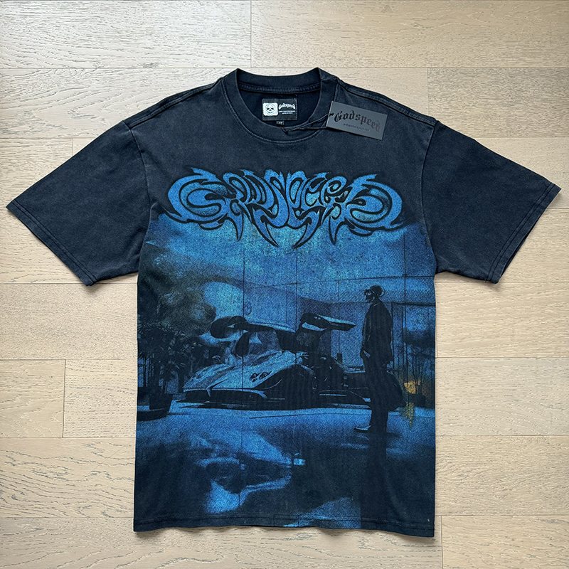 Godspeed Super Run Sunday Graphic T-Shirt — front
