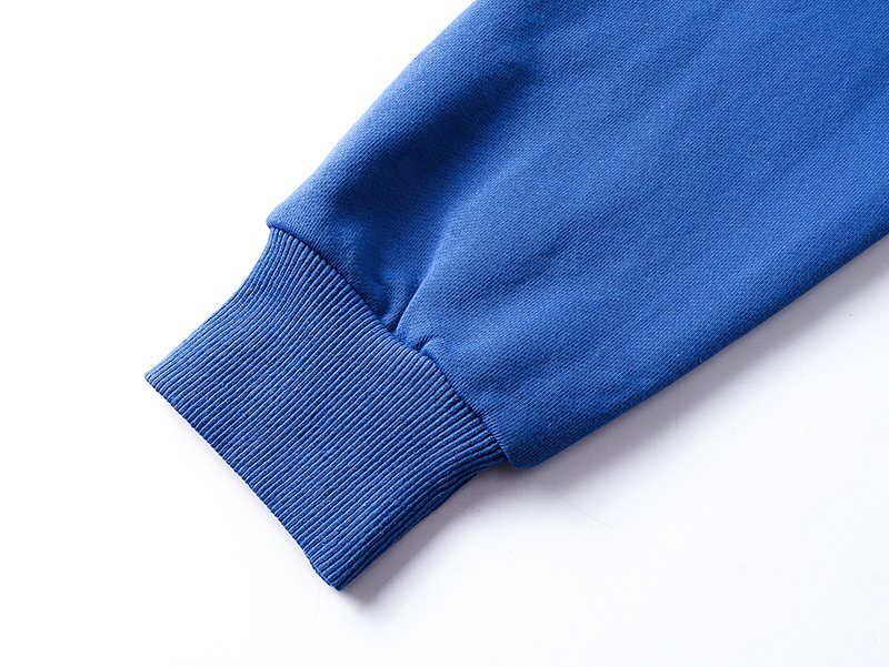 MIXED EMOTION Blue Rhinestone Zip Hoodie — detail