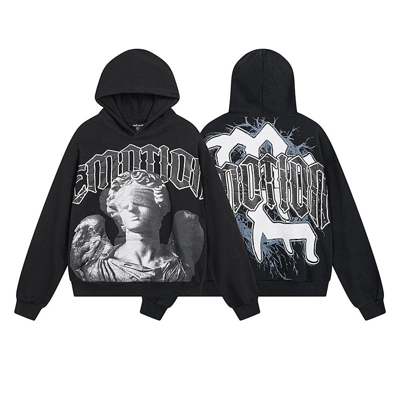 MIXED EMOTION Blind Angel Graphic Hoodie — hero