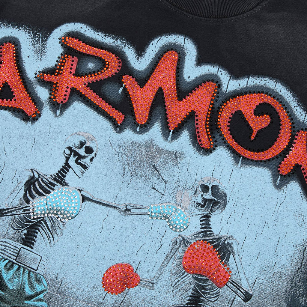 HARMONY Boxing Skeleton Graphic T-Shirt — detail