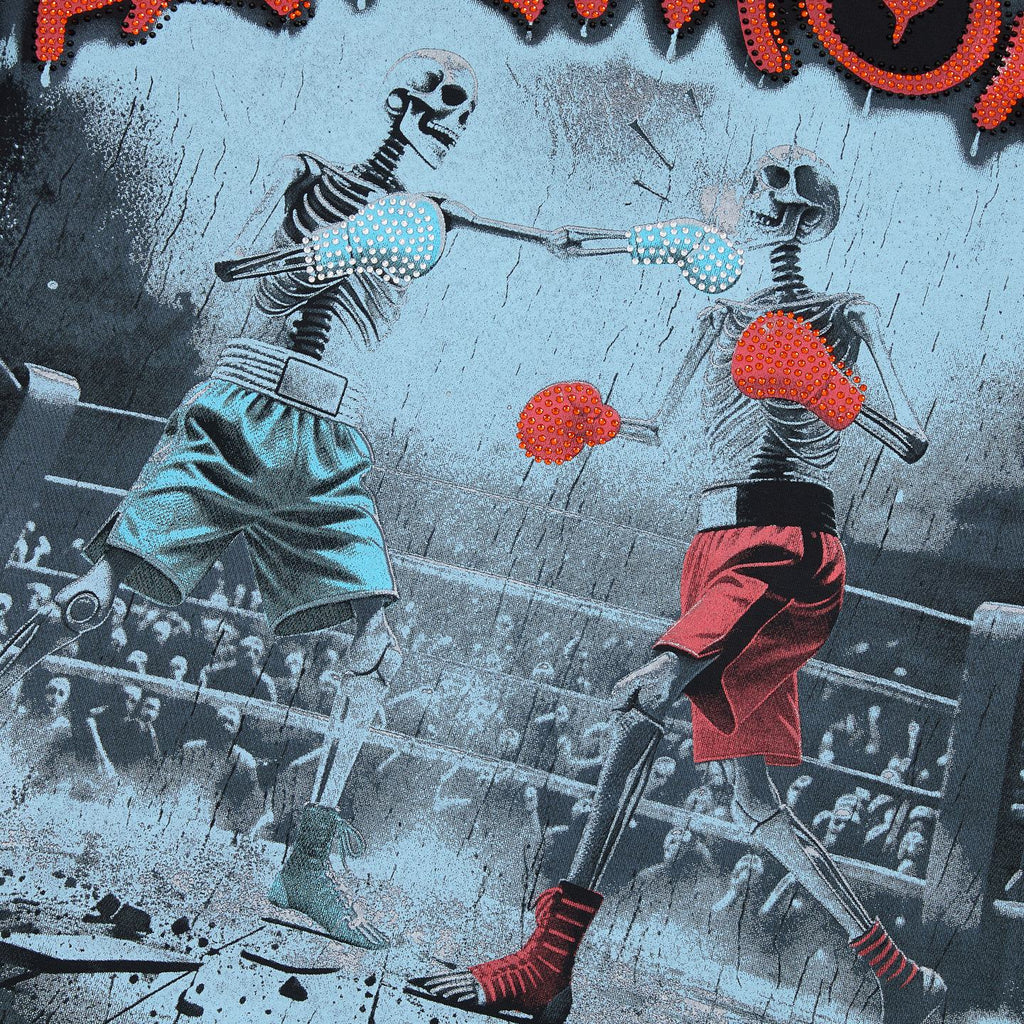HARMONY Boxing Skeleton Graphic T-Shirt — detail