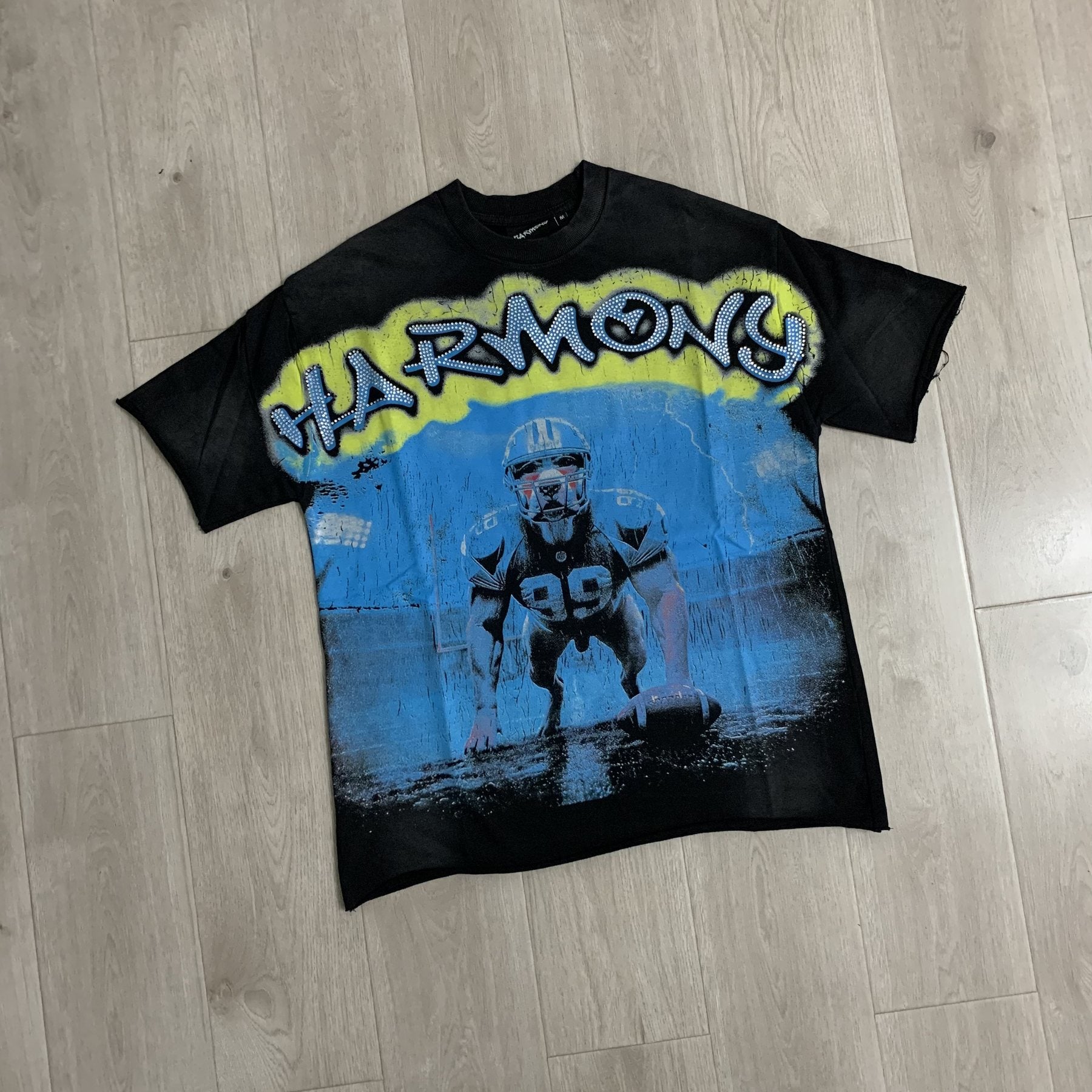 HARMONY Football Graphic Short-Sleeve T-Shirt — front