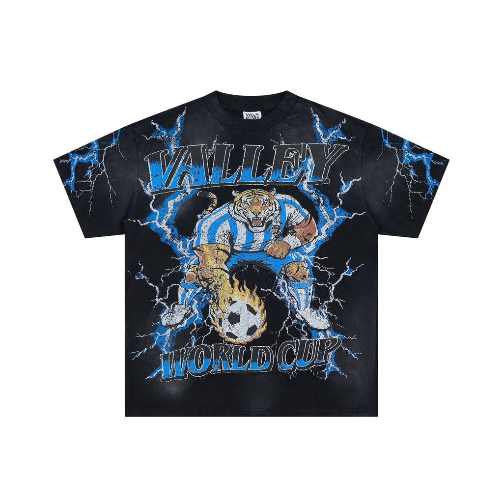 VALE USA World Cup Tiger Soccer Graphic T-Shirt — hero