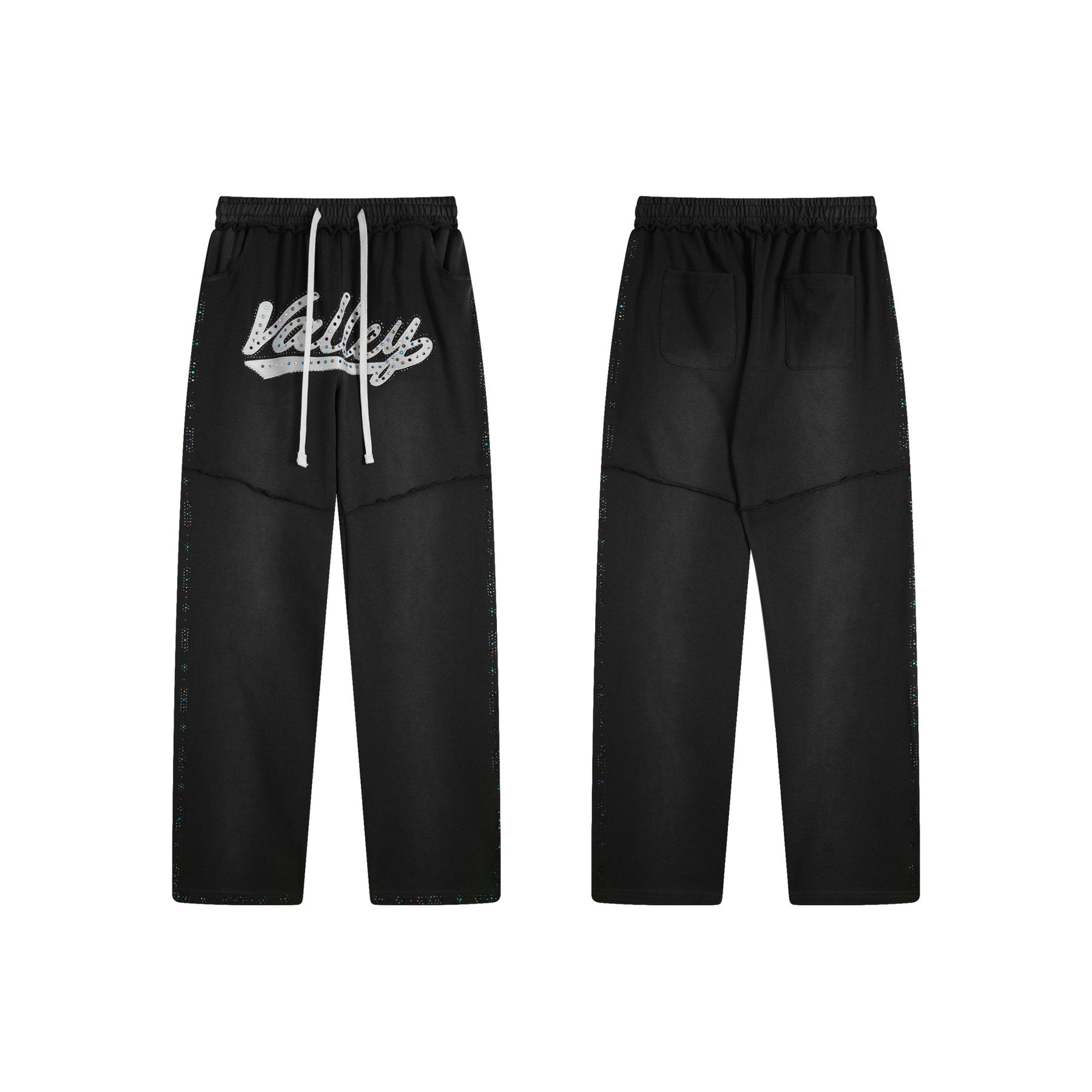 Valley Rhinestone Graphic Sweatpants — front