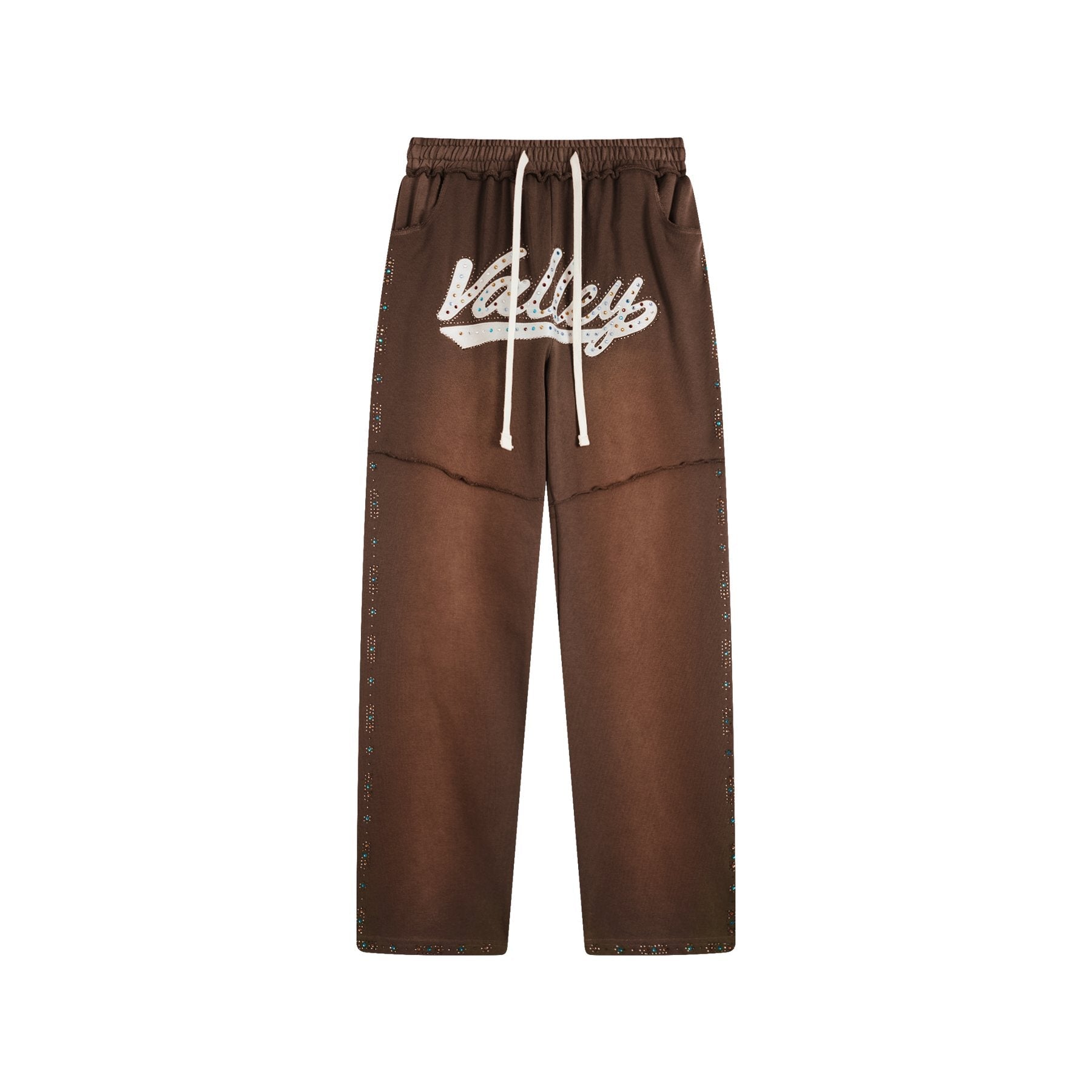 Valley Rhinestone Graphic Sweatpants — front