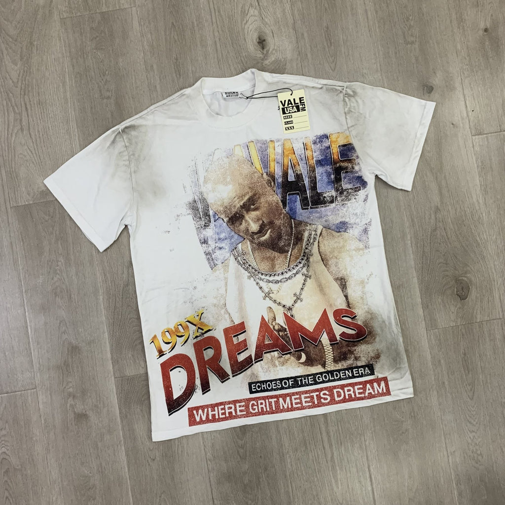 VALE USA 199X Dreams Portrait Graphic T-Shirt — context