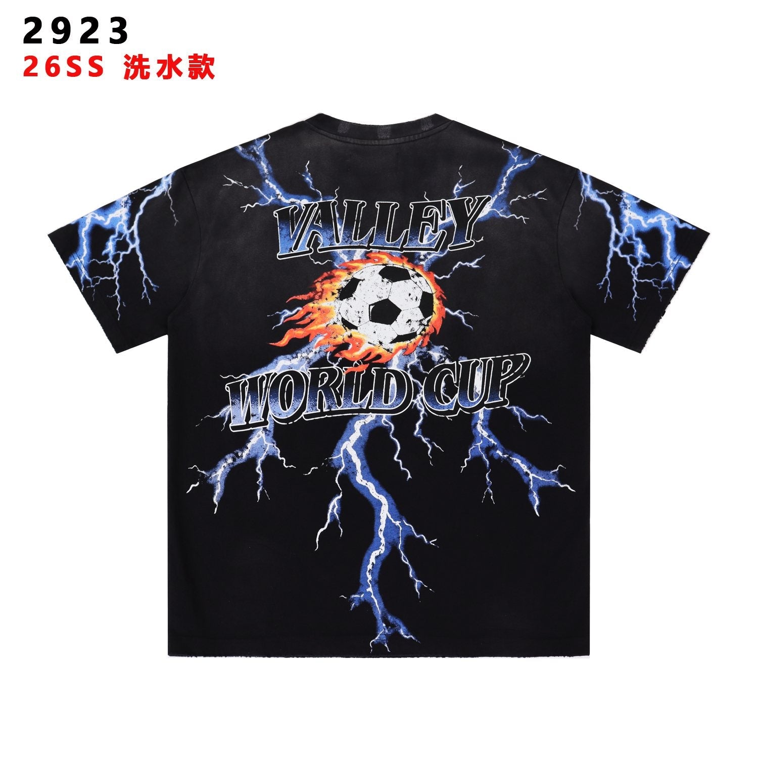 Valley Dreams World Cup Tiger Soccer Graphic T-Shirt — back