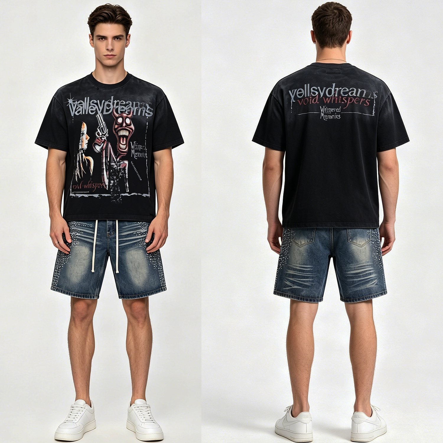 Valley Dreams Void Whispers Demon Graphic T-Shirt — context