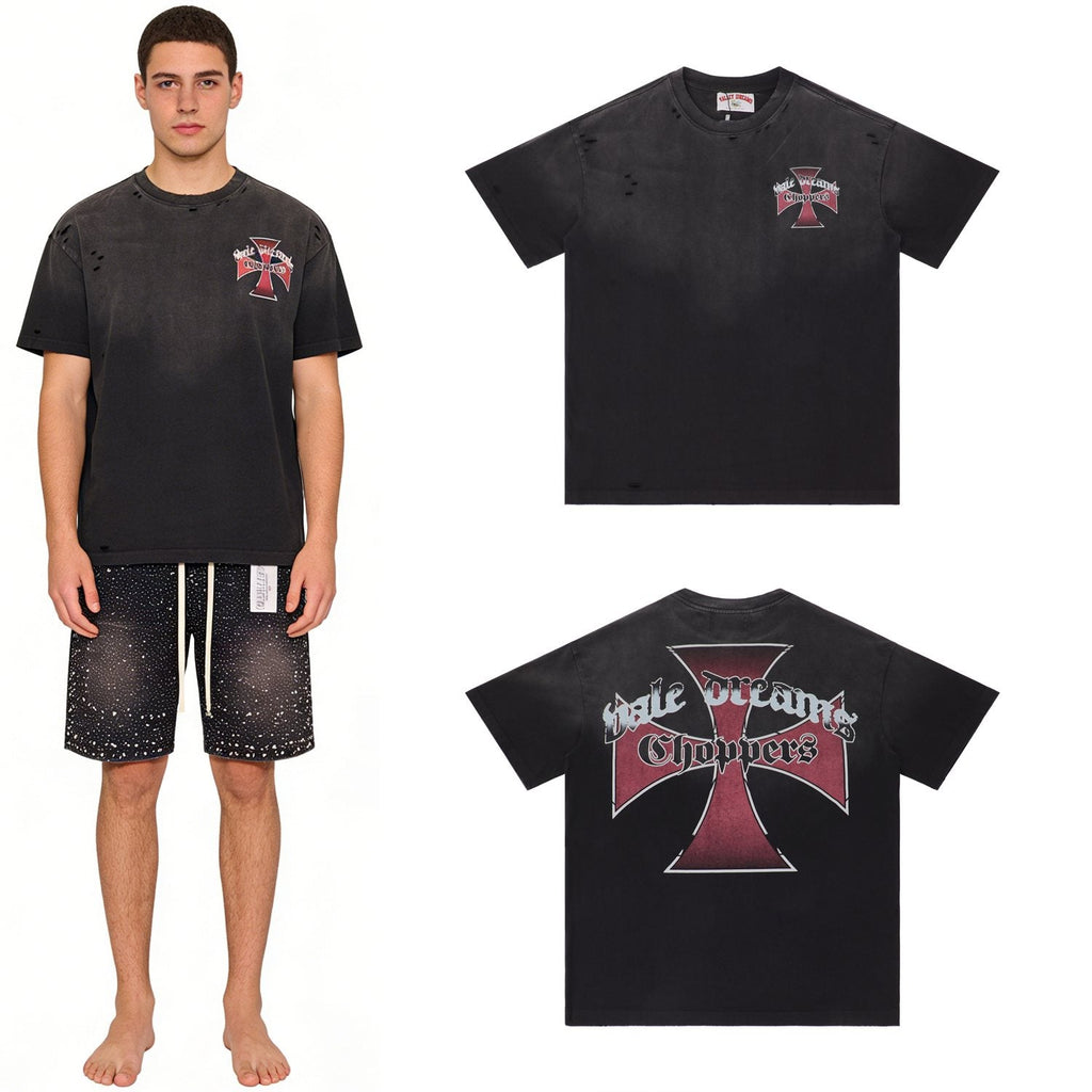 Valley Dreams Choppers Cross Graphic T-Shirt — context