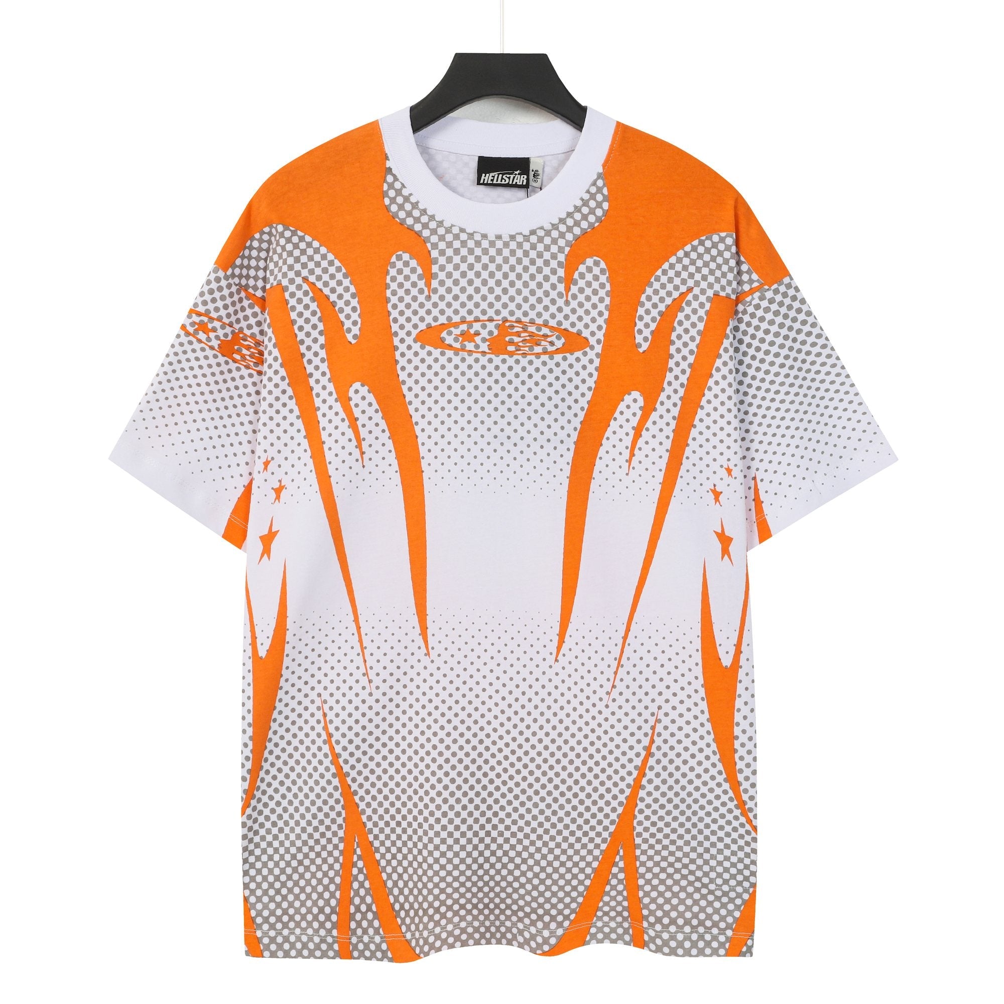 Hellstar Orange Flame Graphic T-Shirt — hero