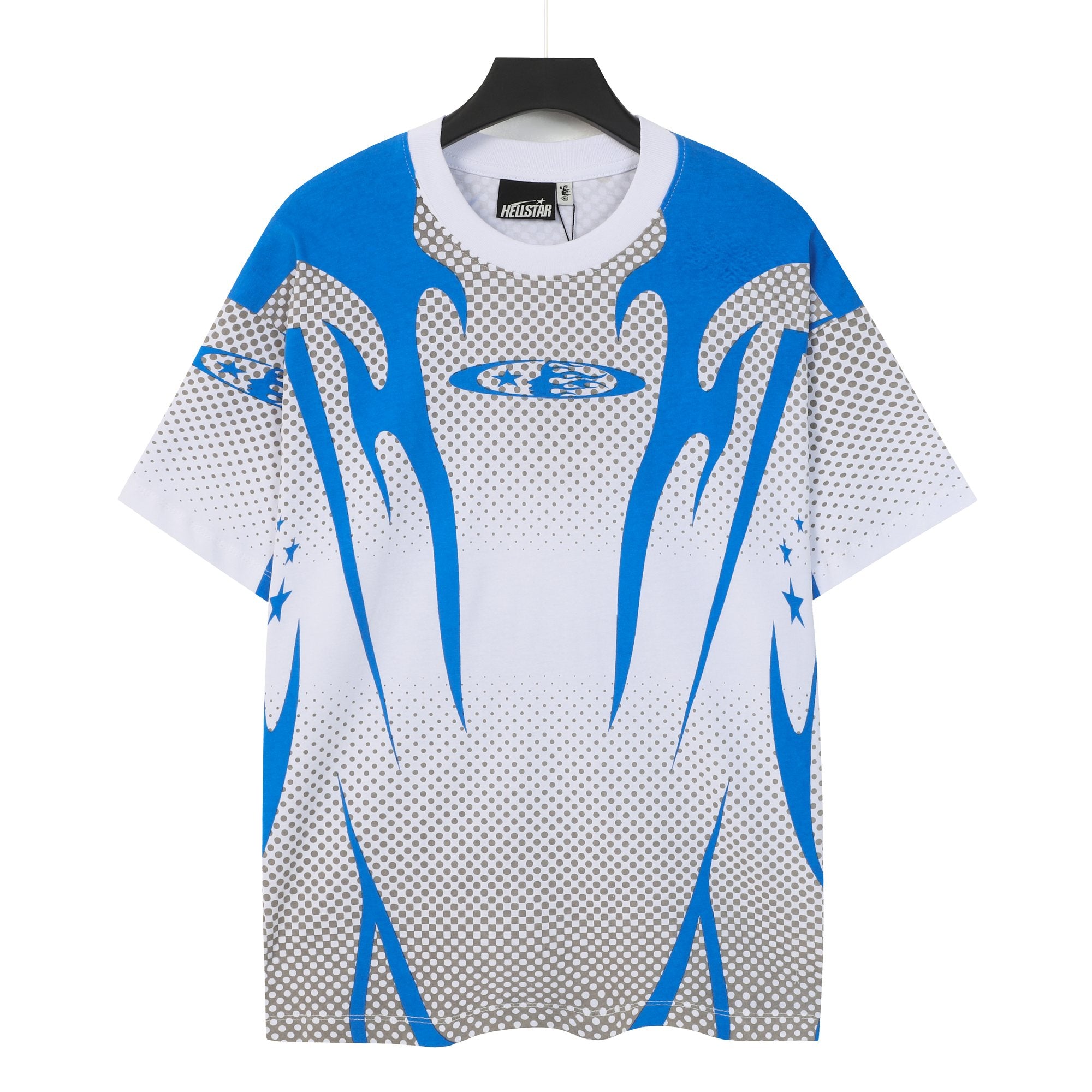 Hellstar Blue Graphic Short-Sleeve T-Shirt — hero