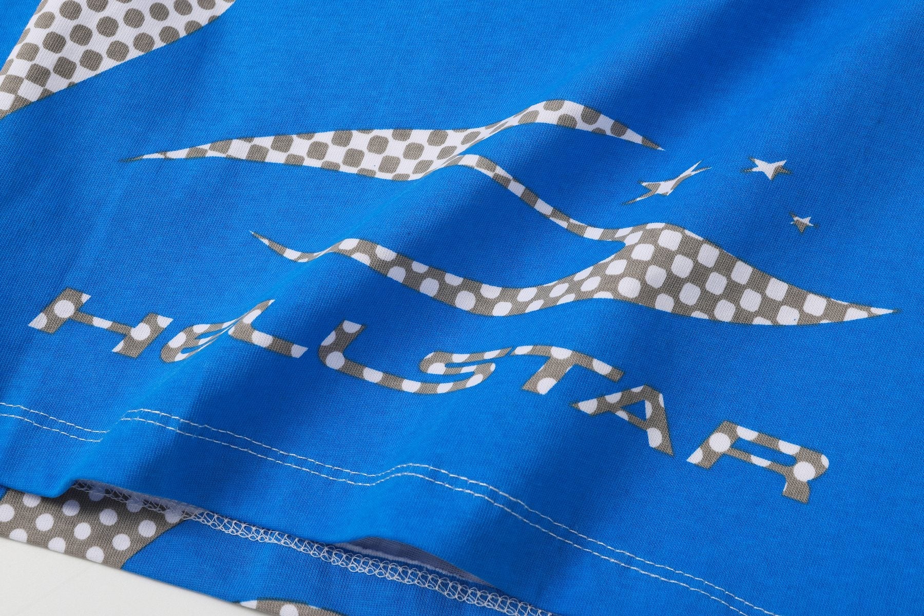 Hellstar Blue Graphic Short-Sleeve T-Shirt — detail