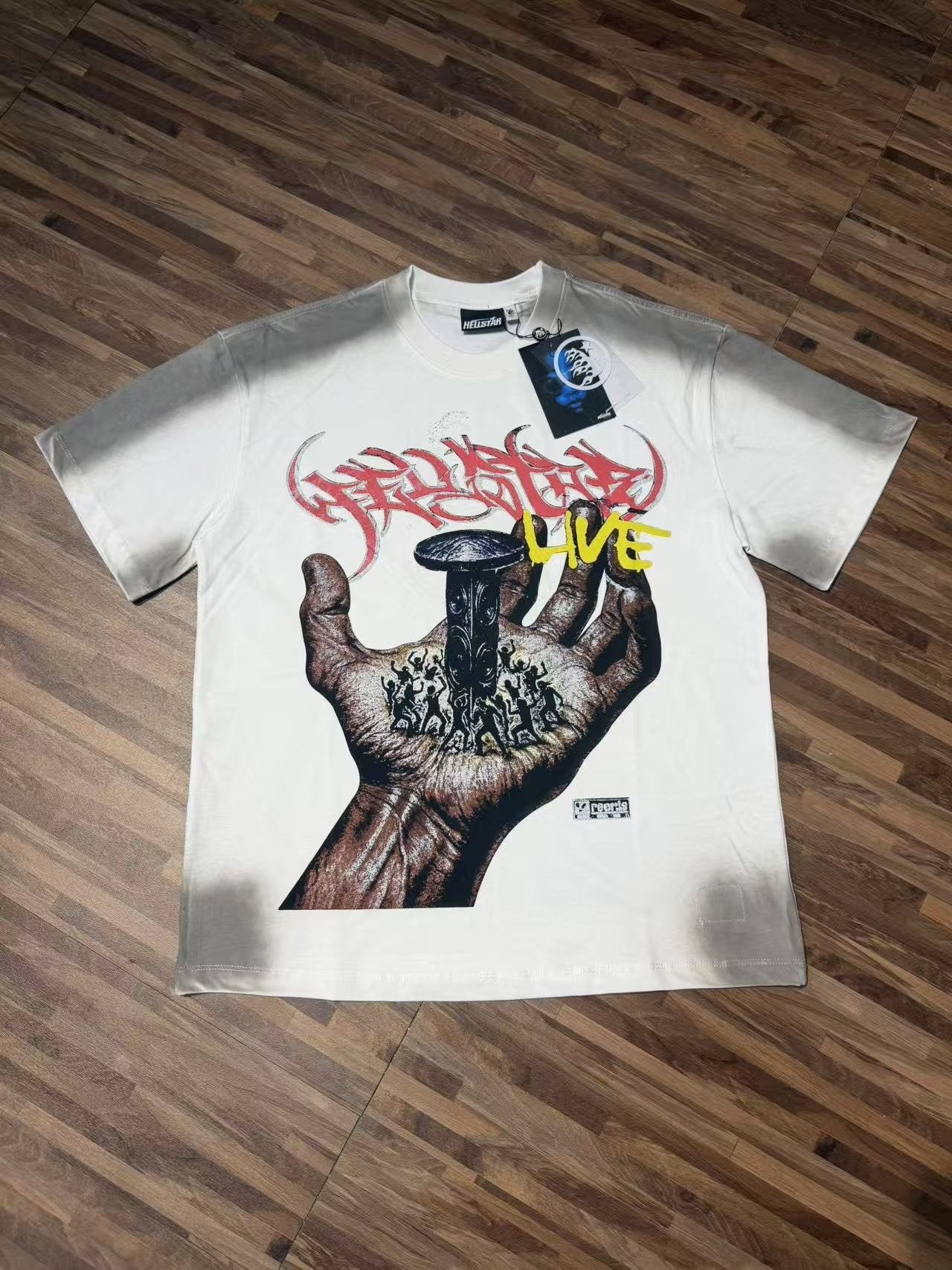 Hellstar Live Graffiti Graphic T-Shirt — front