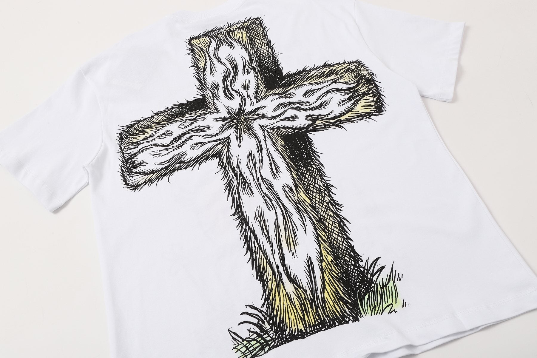 Hellstar Path The To Paradise Goat Graphic T-Shirt — detail