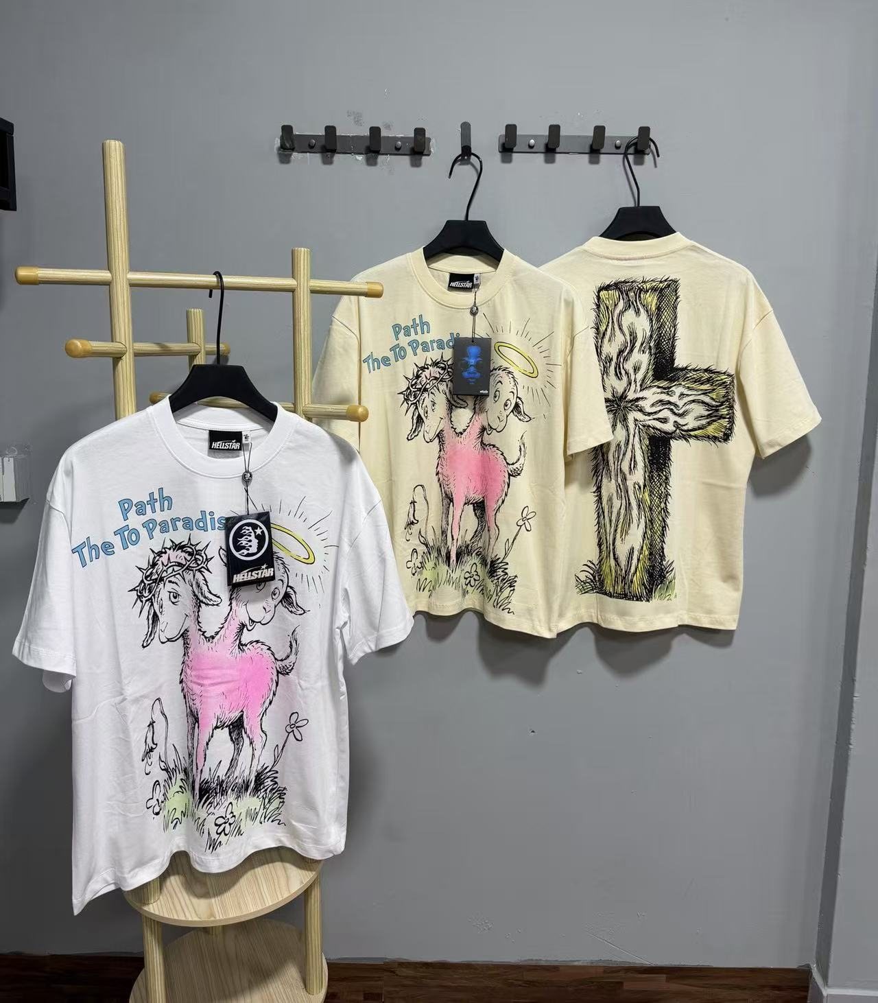 Hellstar Path The To Paradise Goat Graphic T-Shirt — context