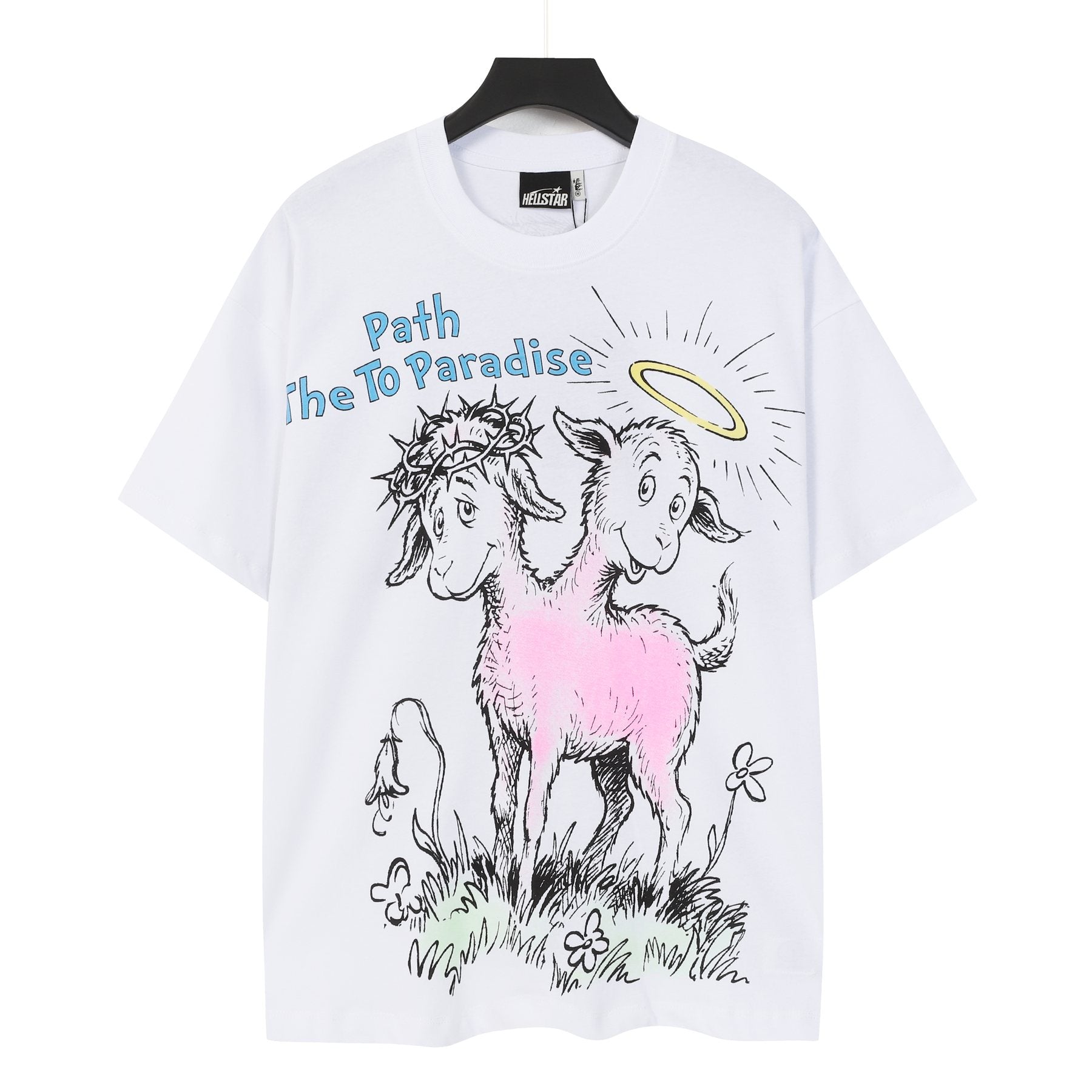 Hellstar Path The To Paradise Goat Graphic T-Shirt — front