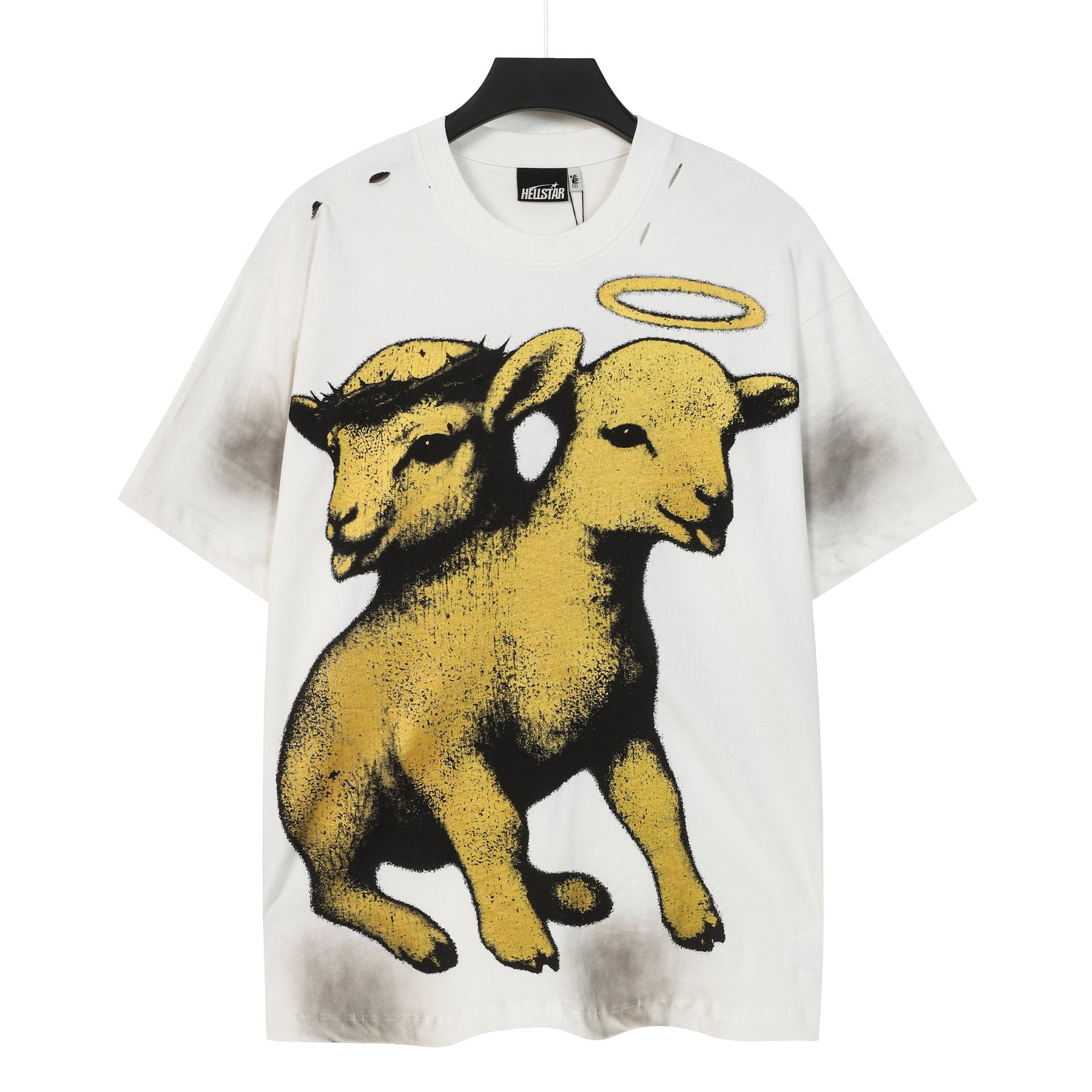 Hellstar Two-Headed Lamb Graphic T-Shirt — front