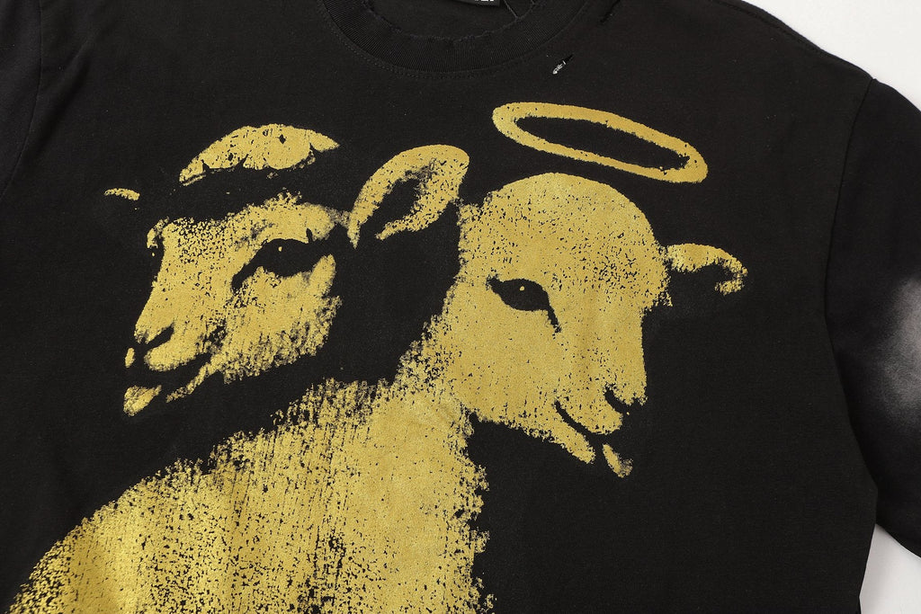 Hellstar Lamb Halo Graphic T-Shirt — detail