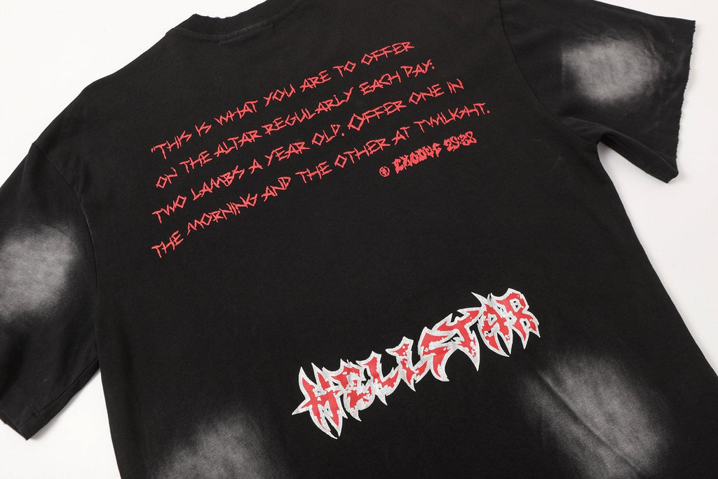 Hellstar Lamb Halo Graphic T-Shirt — detail