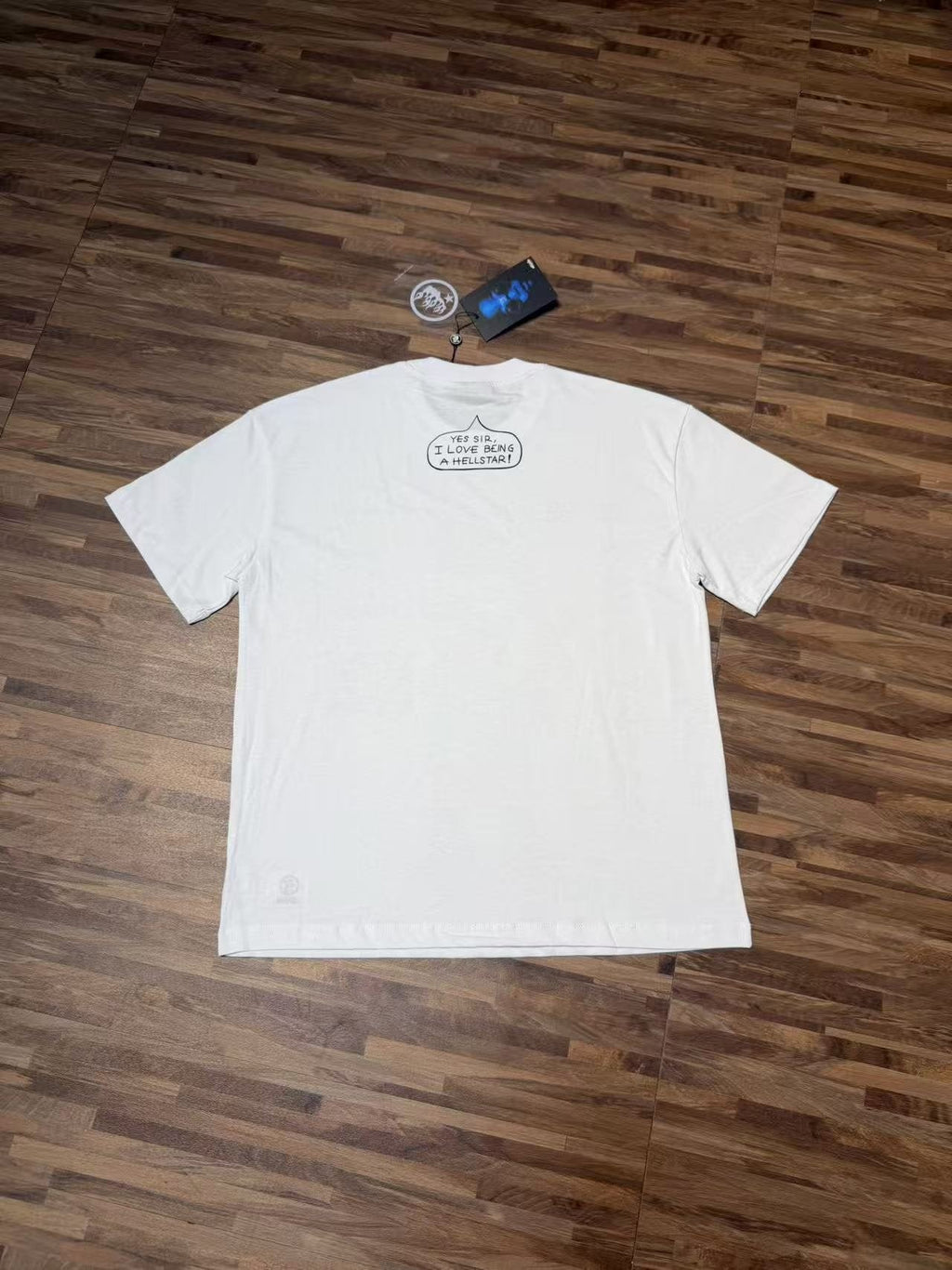 Hellstar Cartoon Graphic Short-Sleeve T-Shirt — back