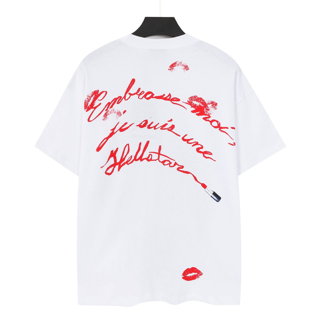 Hellstar Face & Lipstick Graphic Short-Sleeve T-Shirt — back