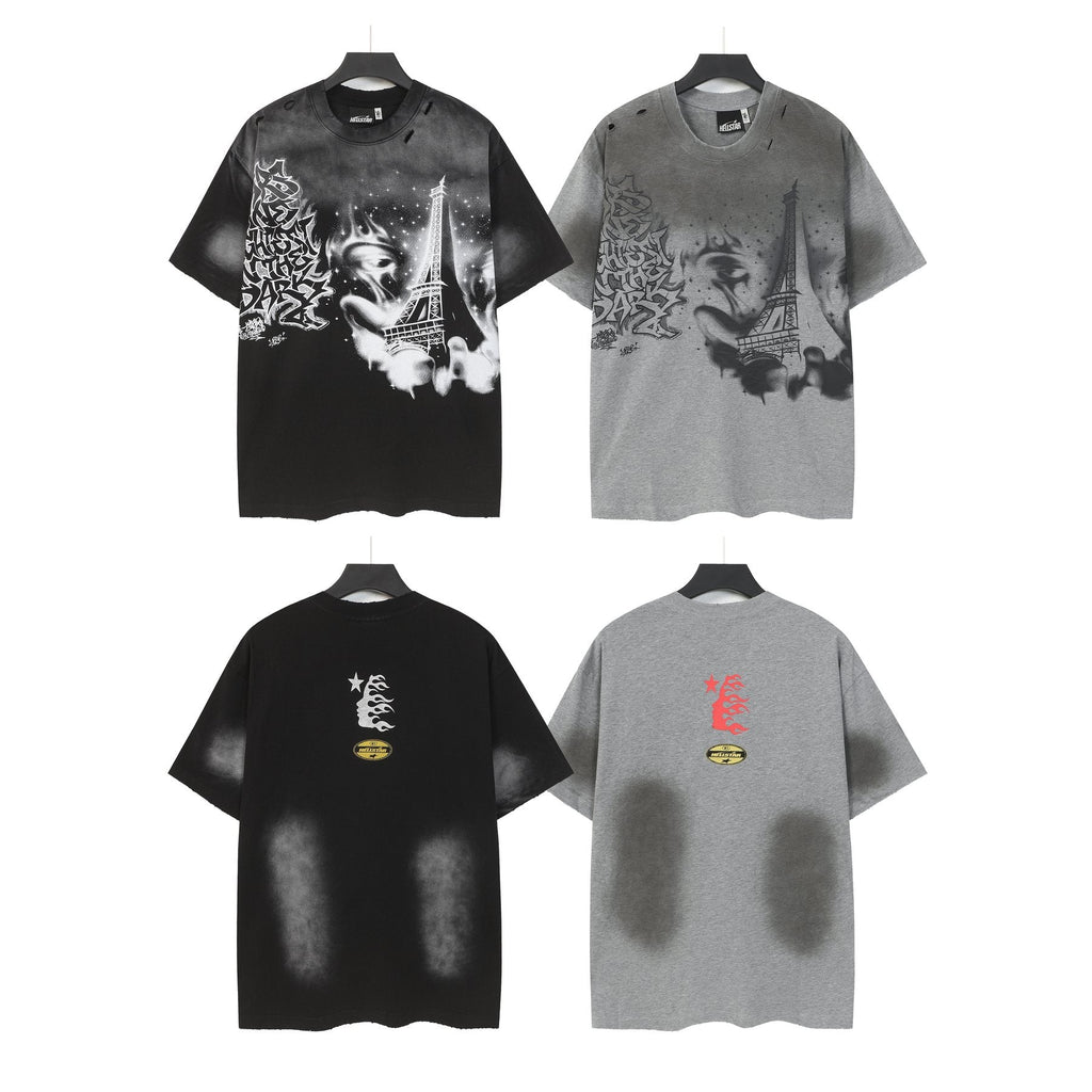 HEISTAR Eiffel Tower Graphic Short-Sleeve T-Shirt — comparison