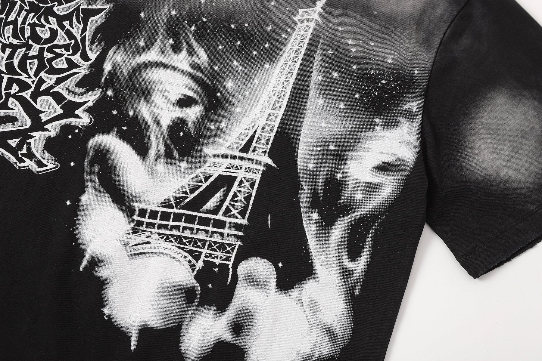 HEISTAR Eiffel Tower Graphic Short-Sleeve T-Shirt — detail