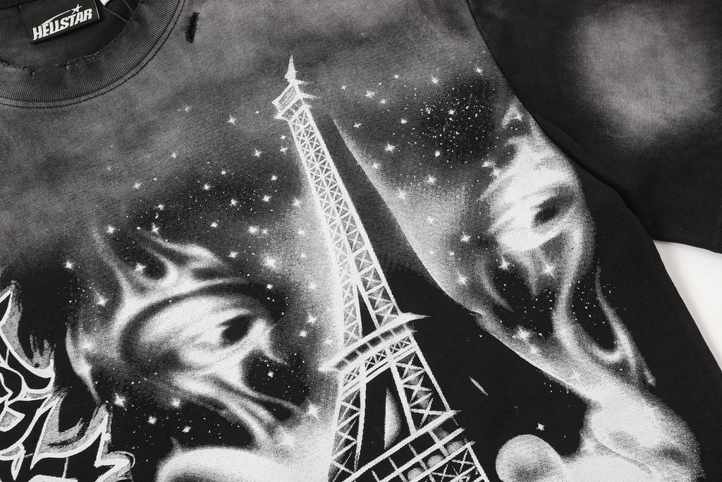 HEISTAR Eiffel Tower Graphic Short-Sleeve T-Shirt — detail
