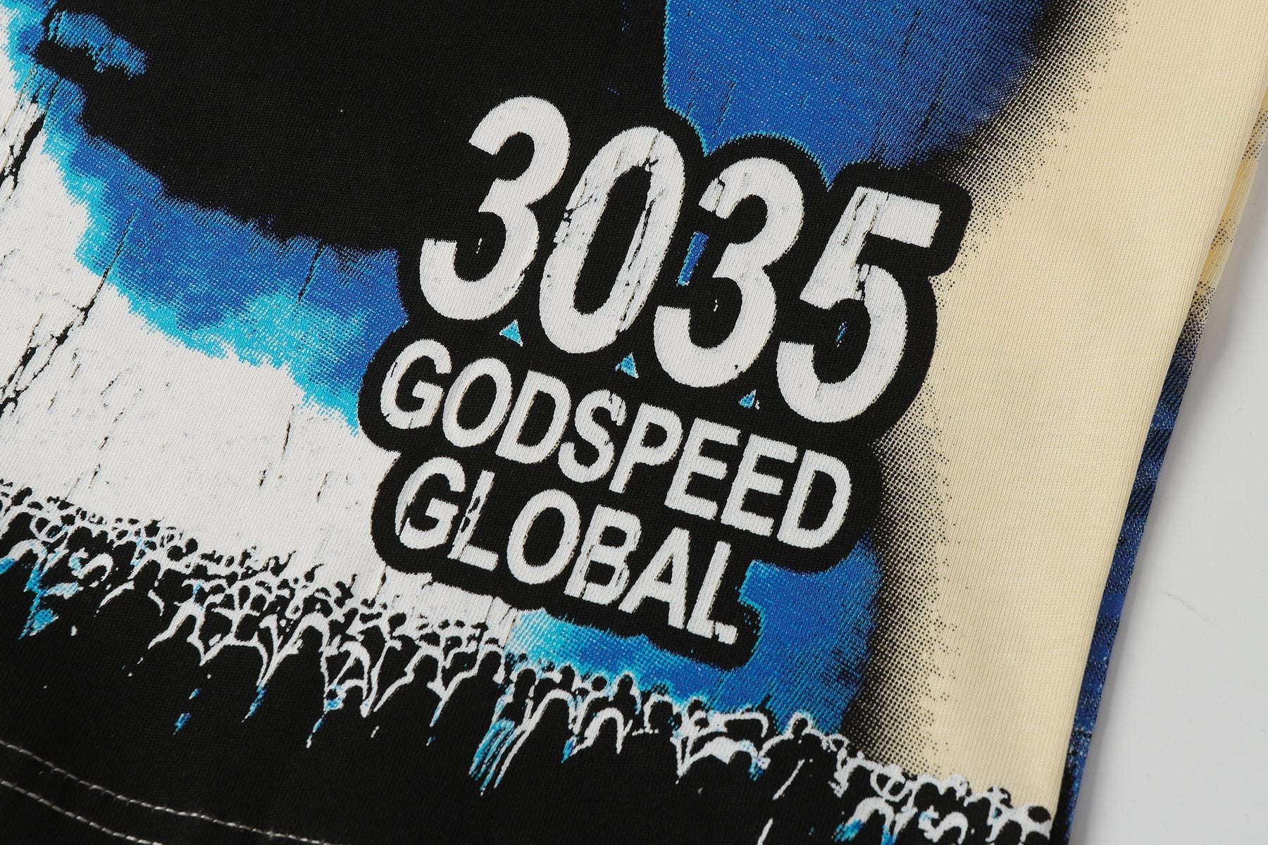 Godspeed Statue Graphic Short-Sleeve T-Shirt — detail