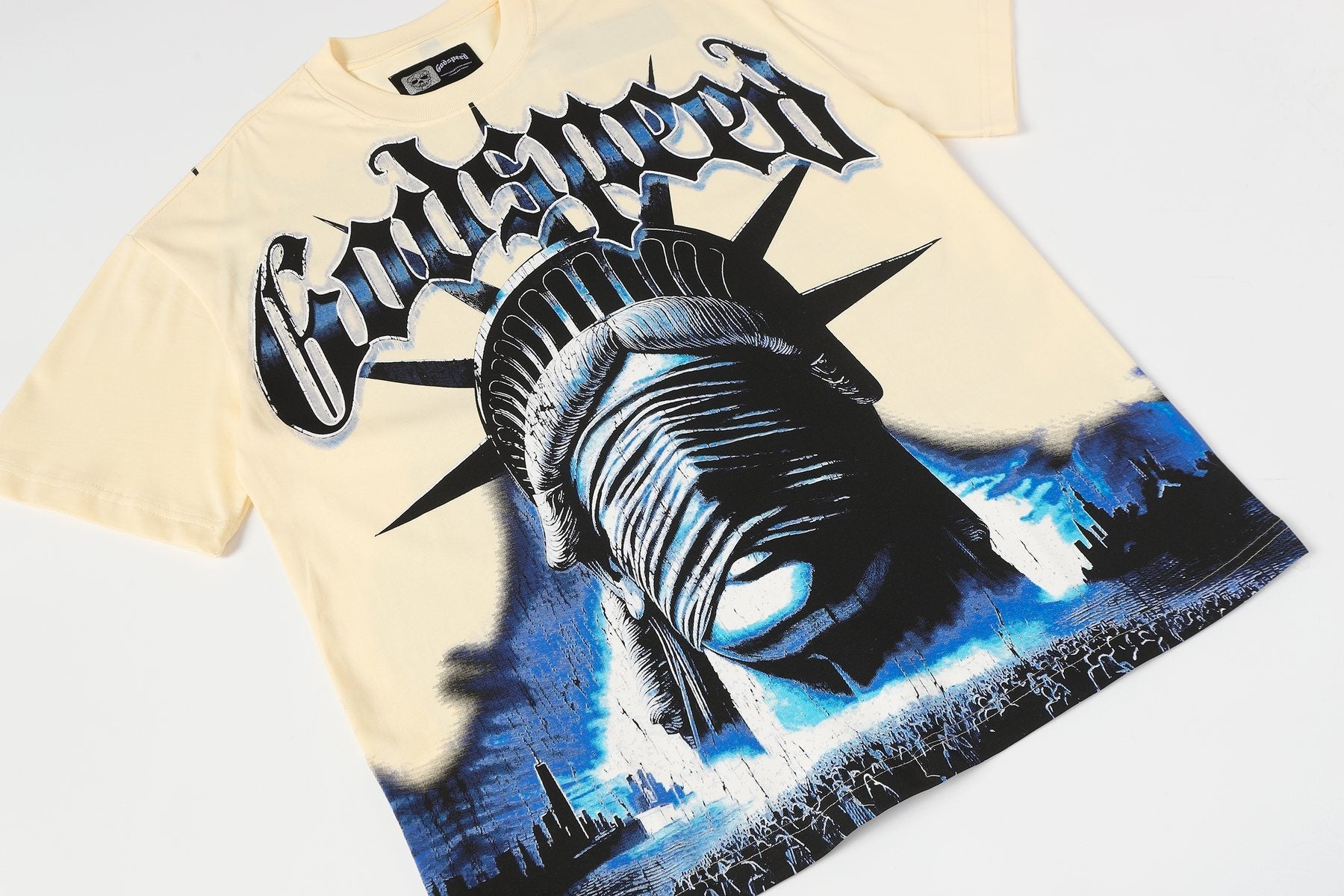 Godspeed Statue Graphic Short-Sleeve T-Shirt — front