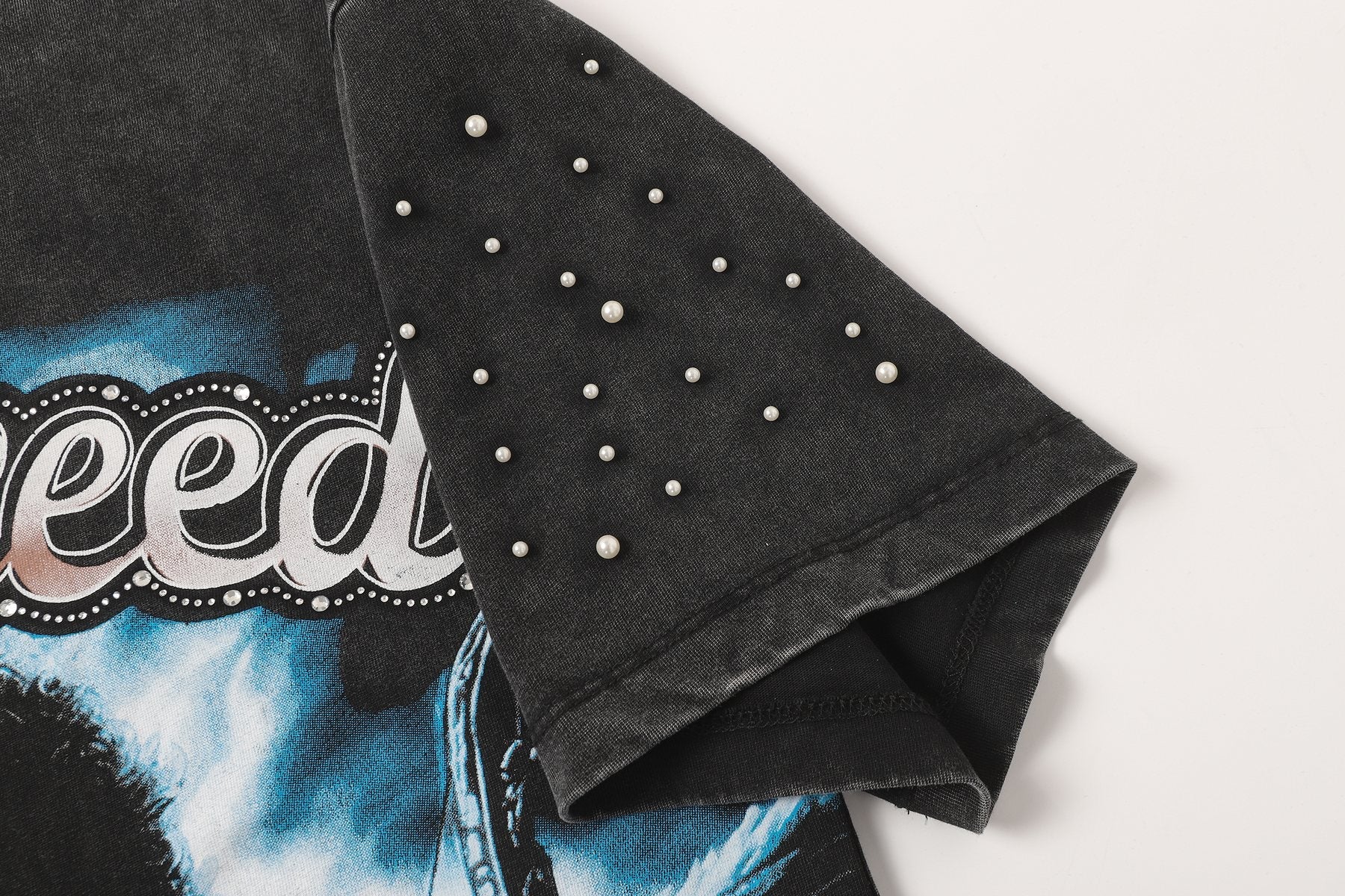 Godspeed Archer Studded Sleeve T-Shirt — detail